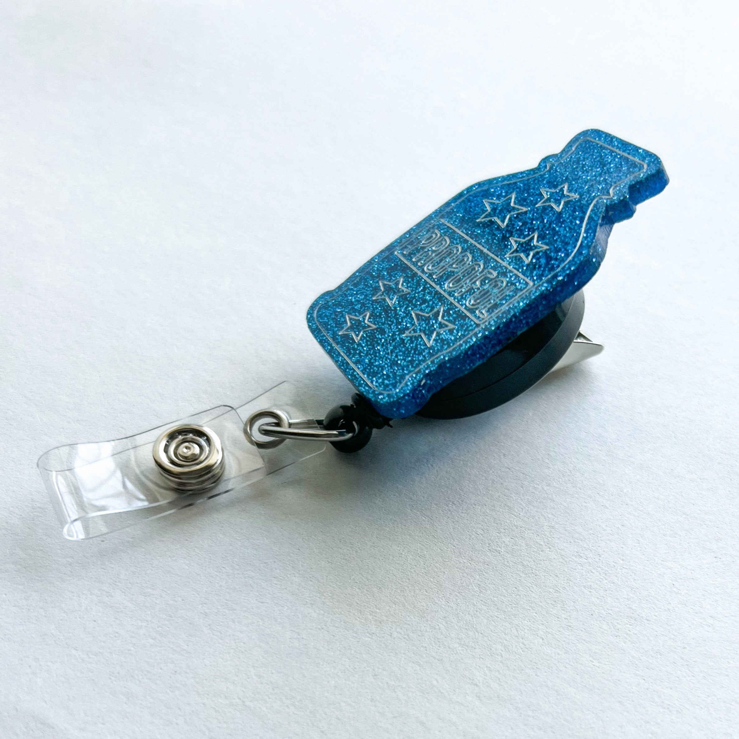 Glitter Badge Reel Topper: Propofol