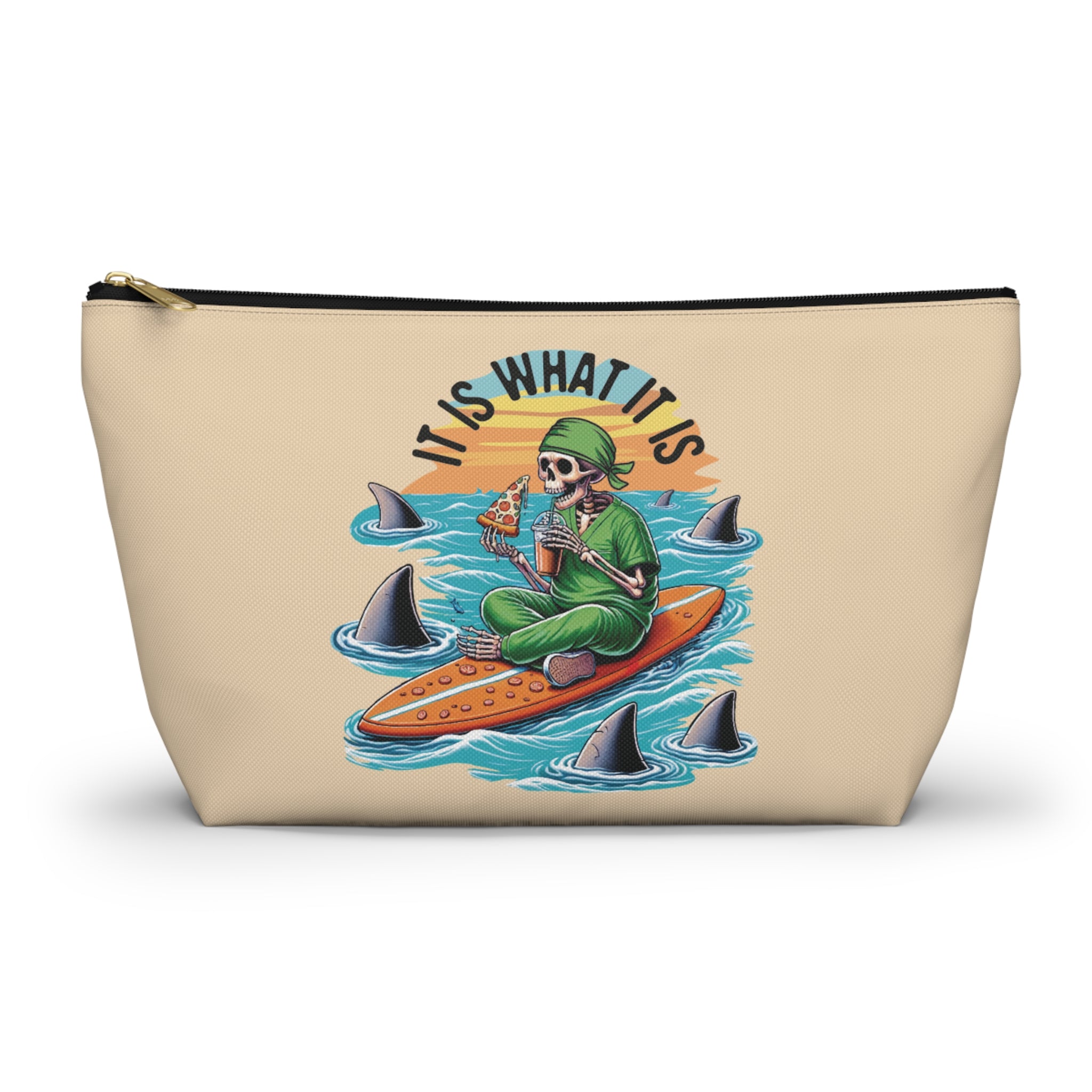 Pen Bag: It is what it is skeleton nurse