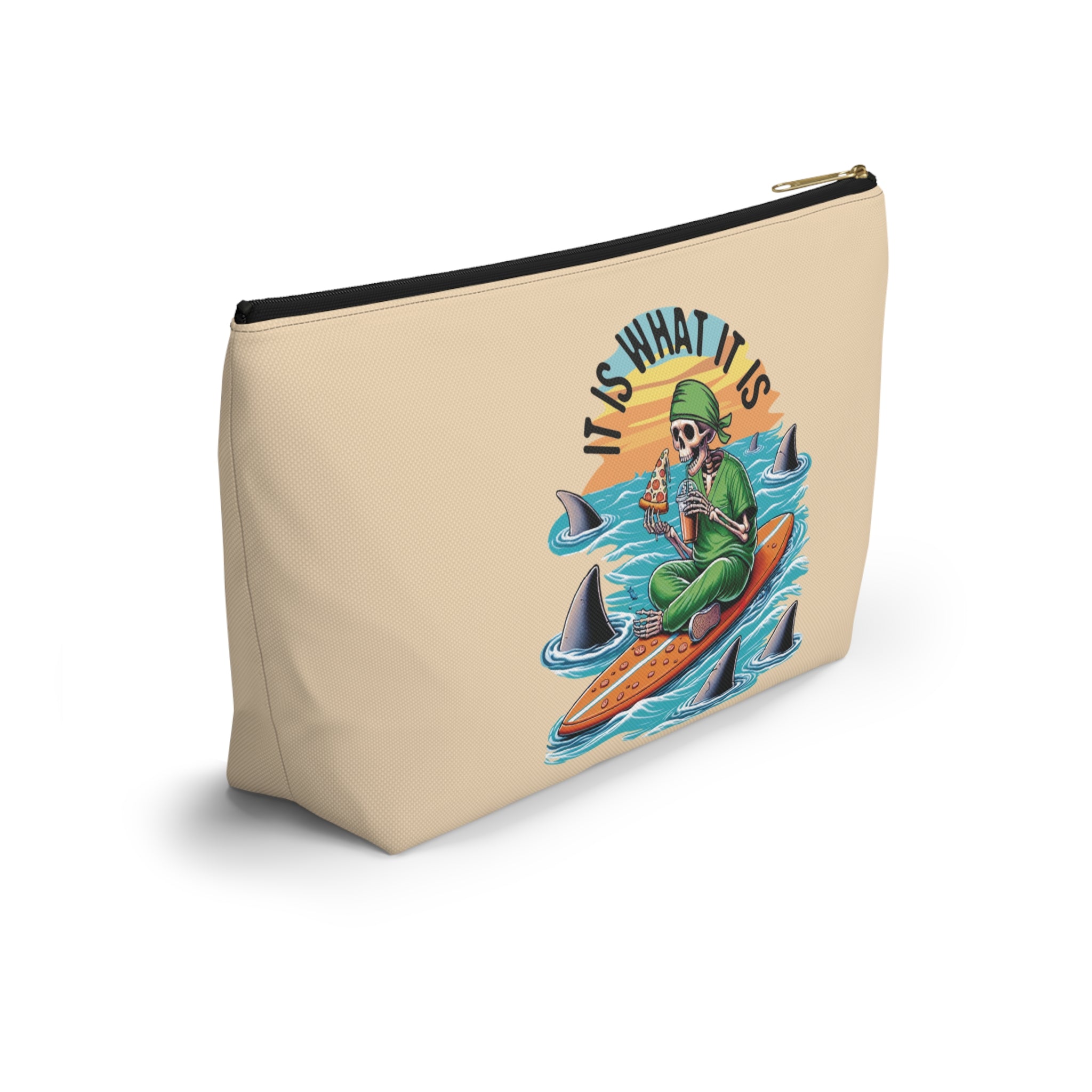 Pen Bag: It is what it is skeleton nurse