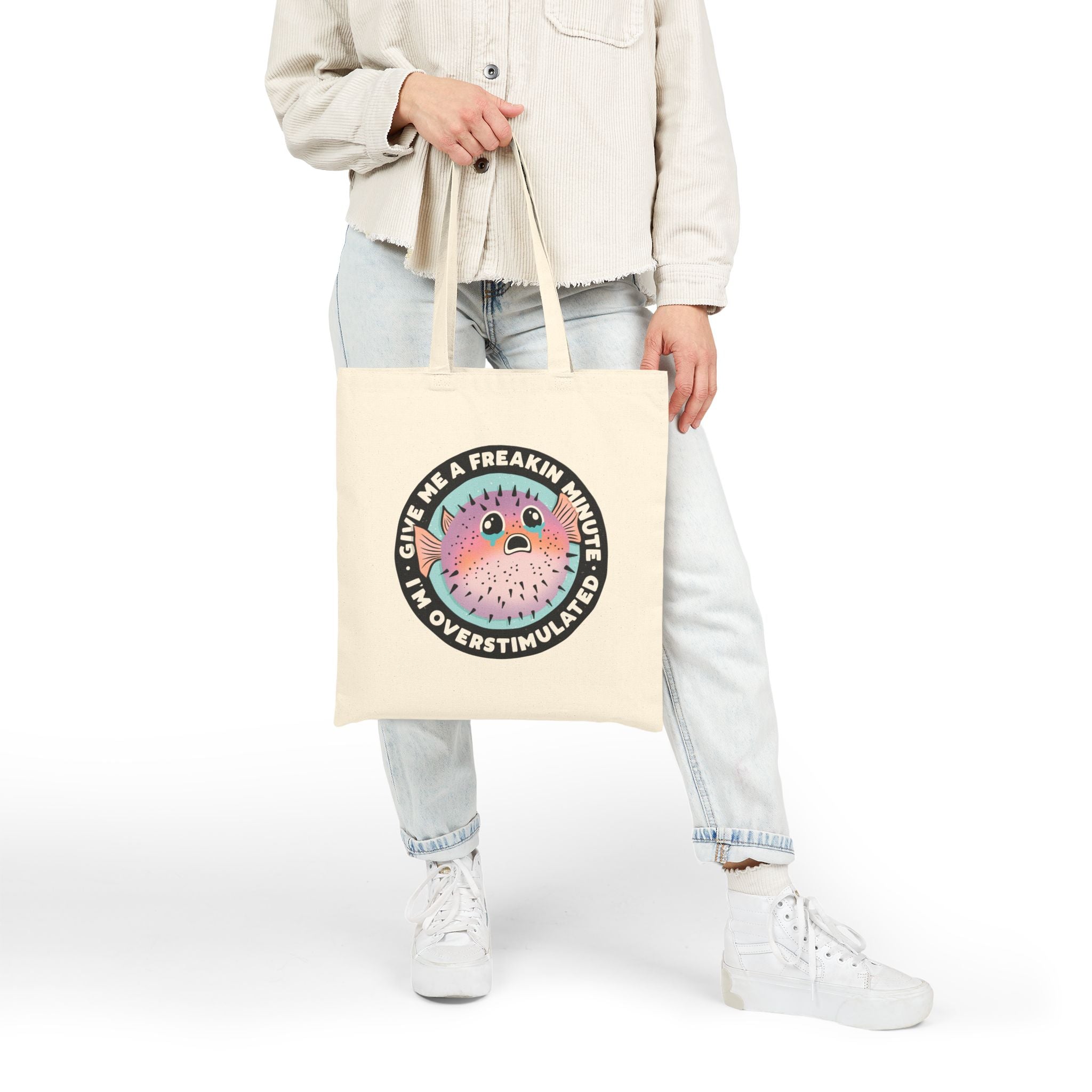Tote Bag: Overstimulated Blowfish