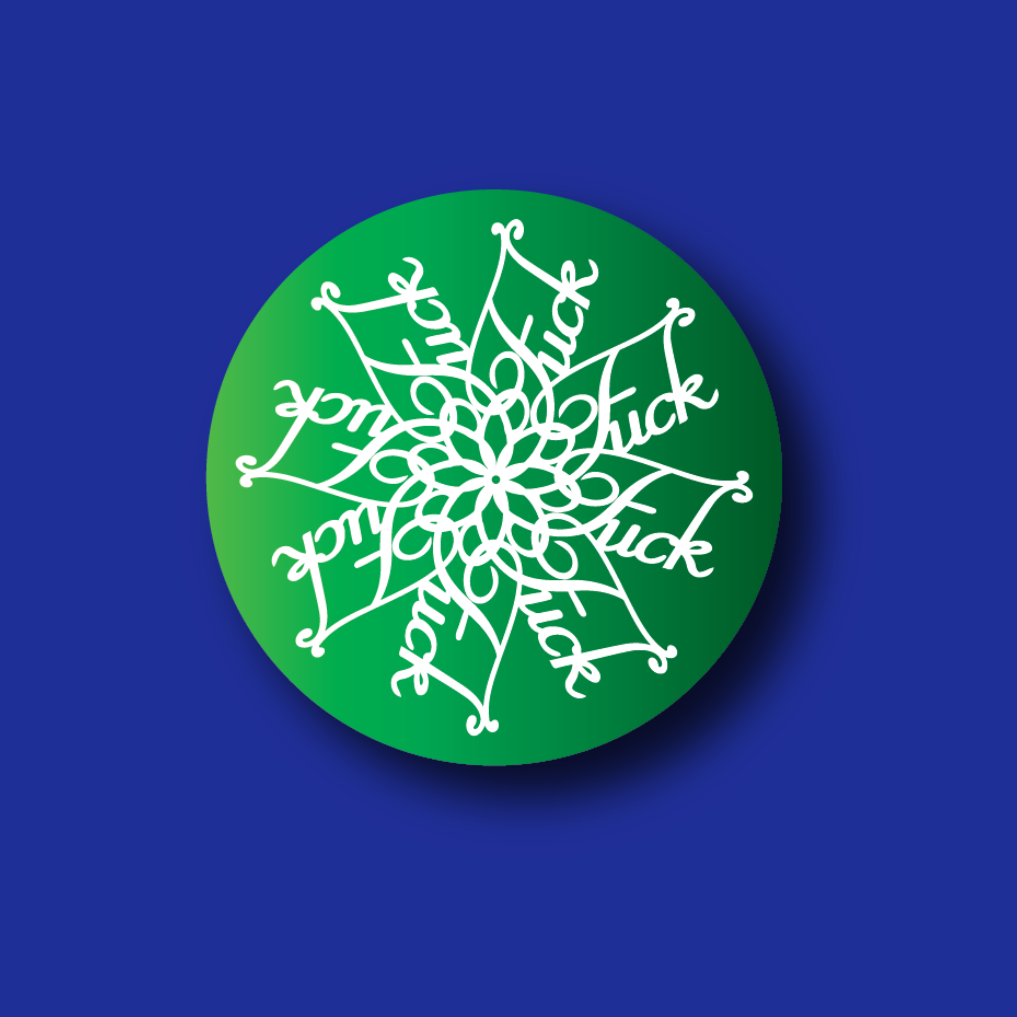 Acrylic Badge Topper: Fuckflake - Multiple Colors!