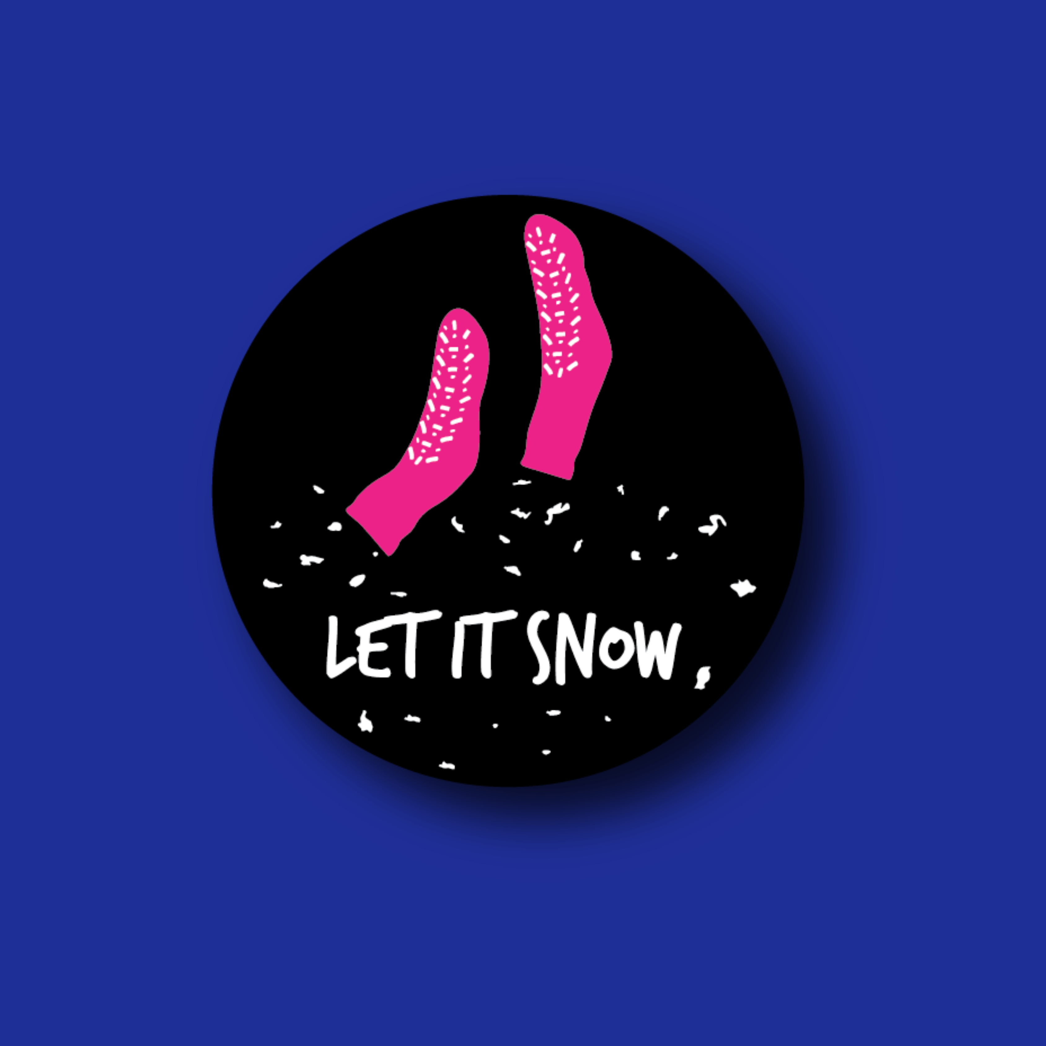 Badge Topper: Let It Snow