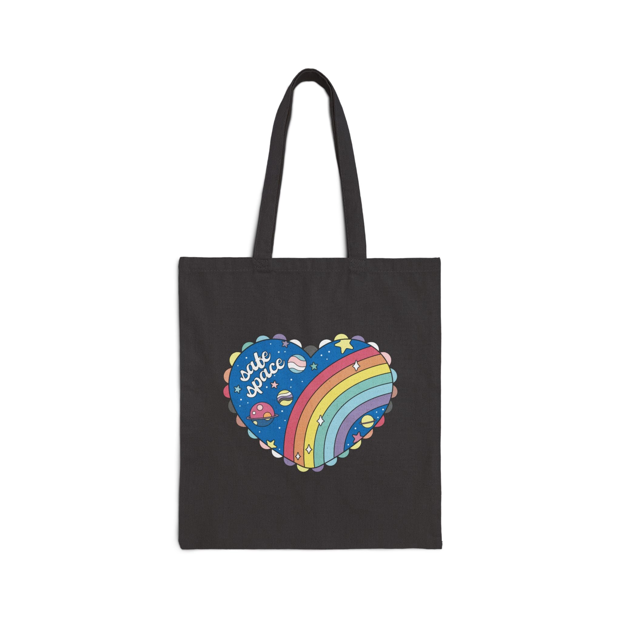 Safe Space LGBTQIA+ Tote Bag, Gift for Nurses, NPs and doctors, Canvas Bag for work, Shopping, or Everyday Use