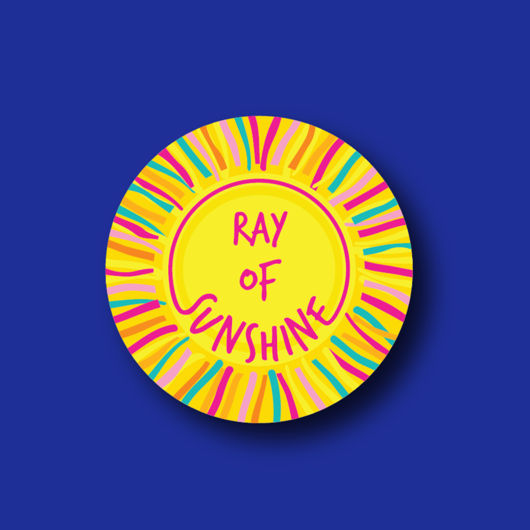 Acrylic Badge Topper: Ray of Sunshine