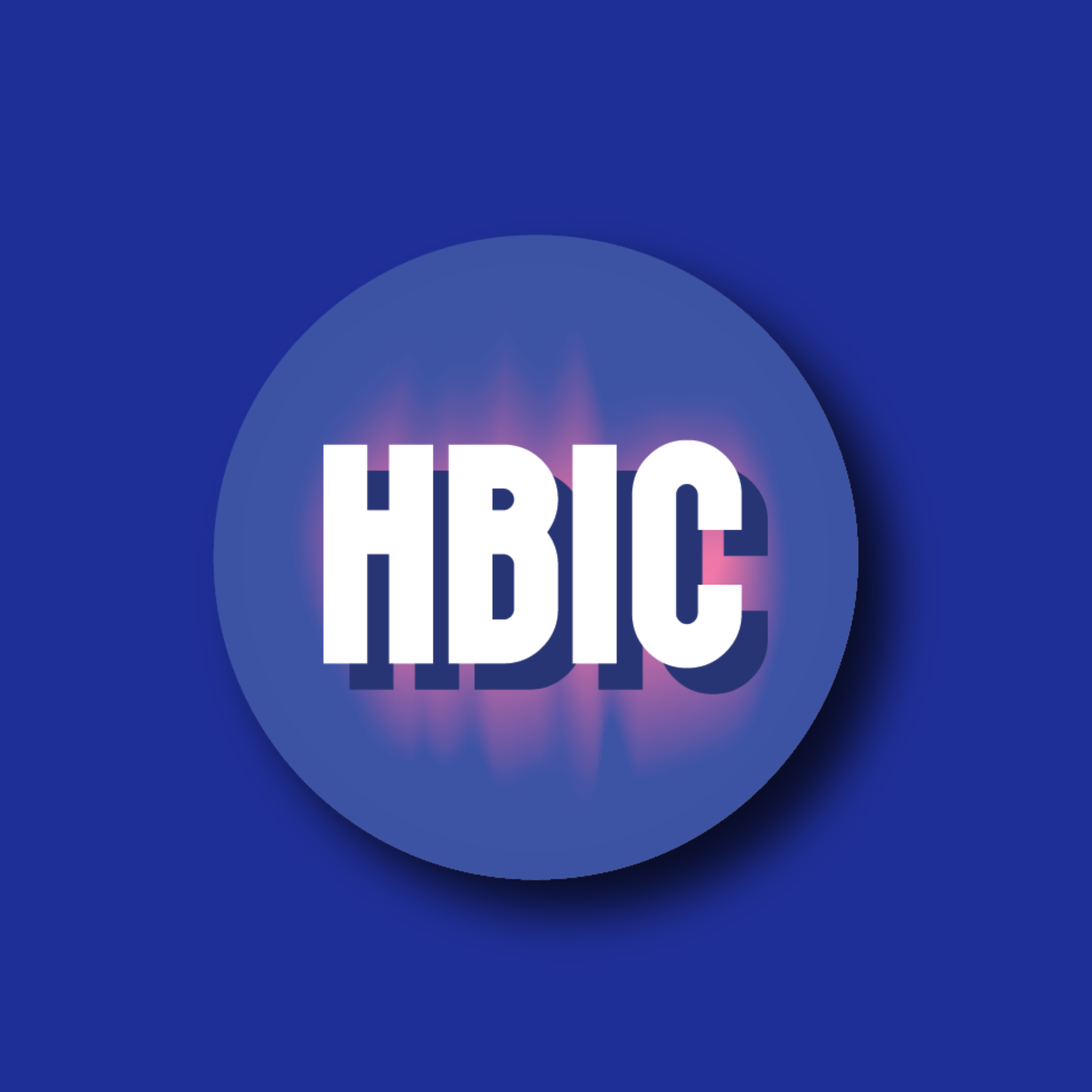 Acrylic Badge Topper: HBIC