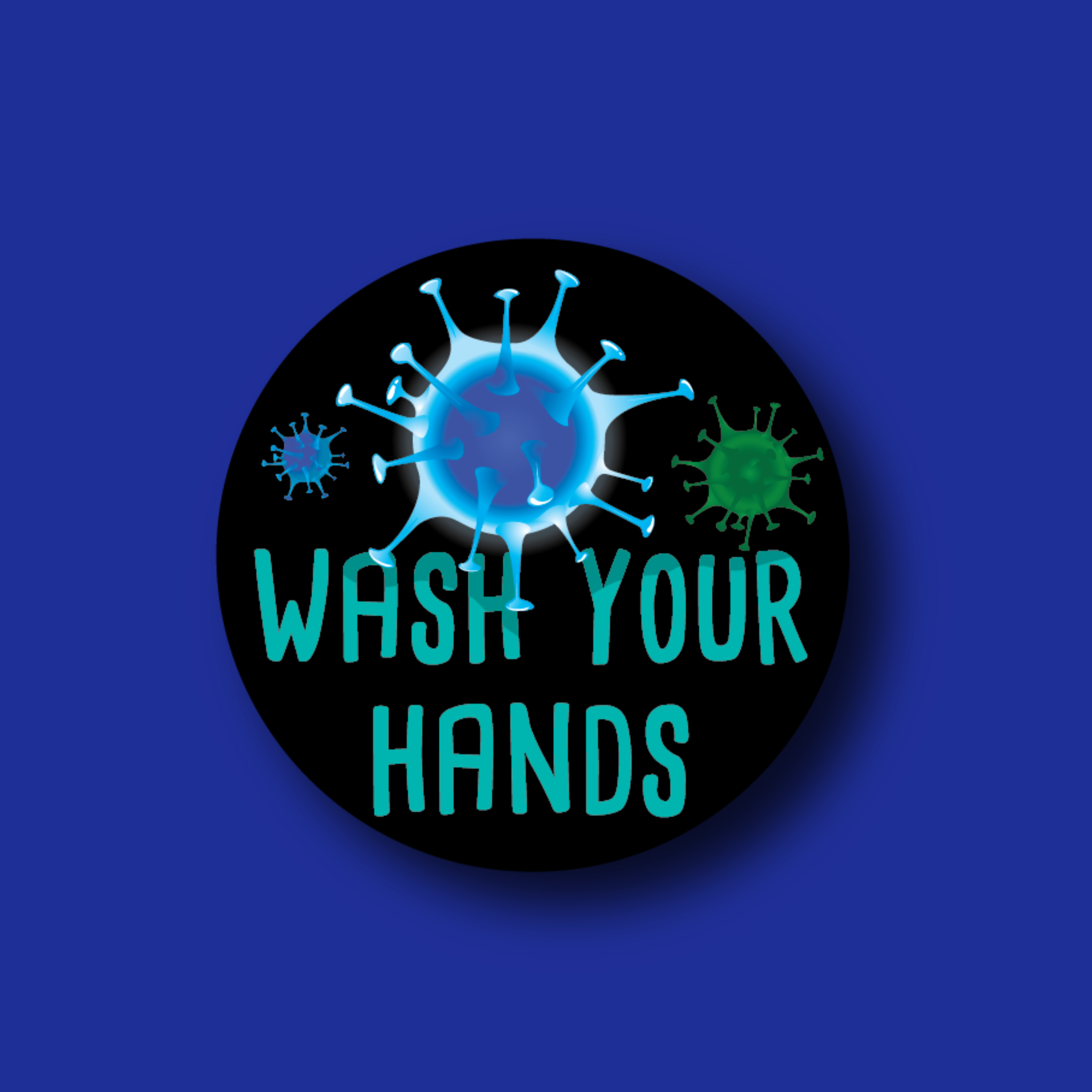 Badge Topper: Wash Your Hands