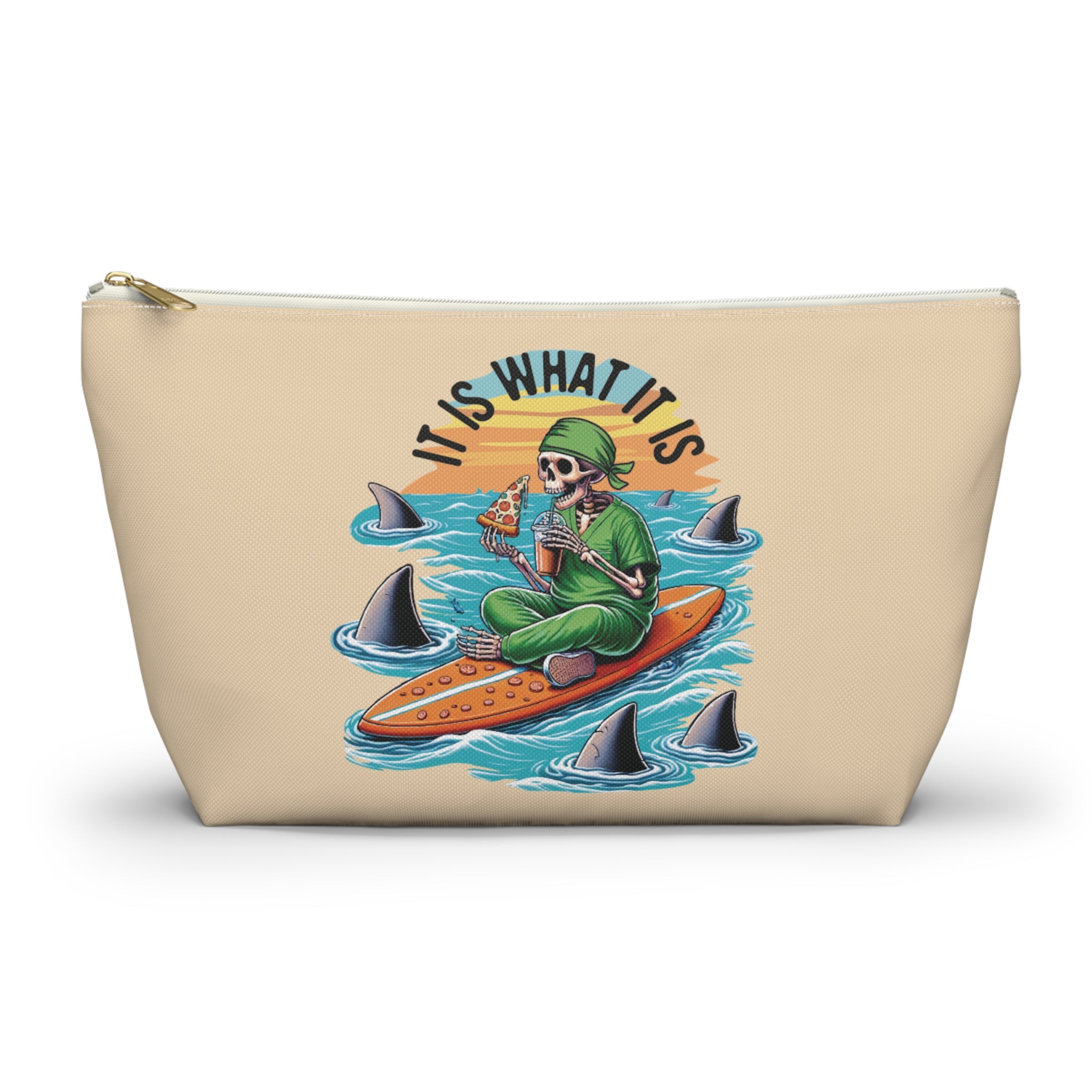 Pen Bag: It is what it is skeleton nurse