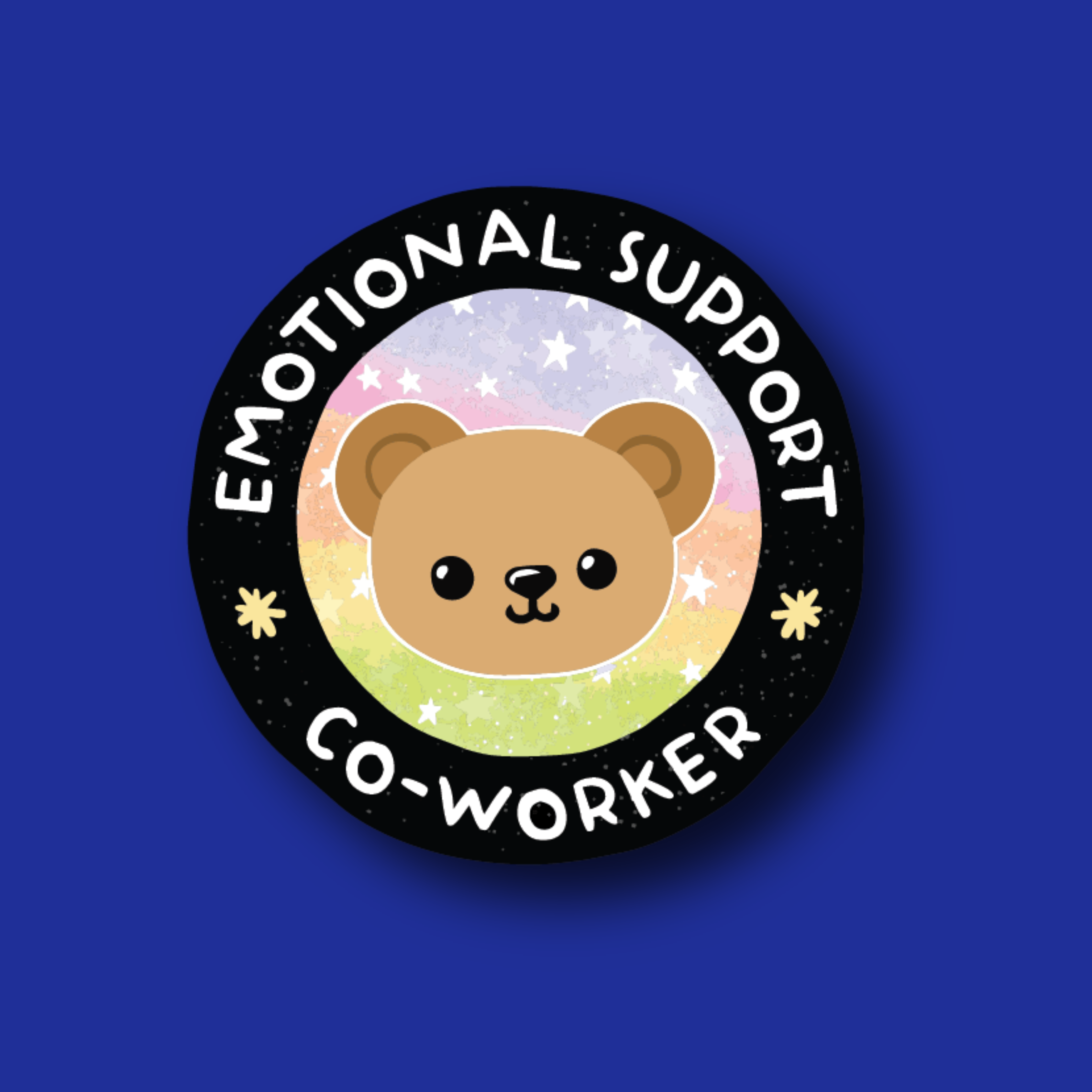 Badge Topper: Emotional support coworker