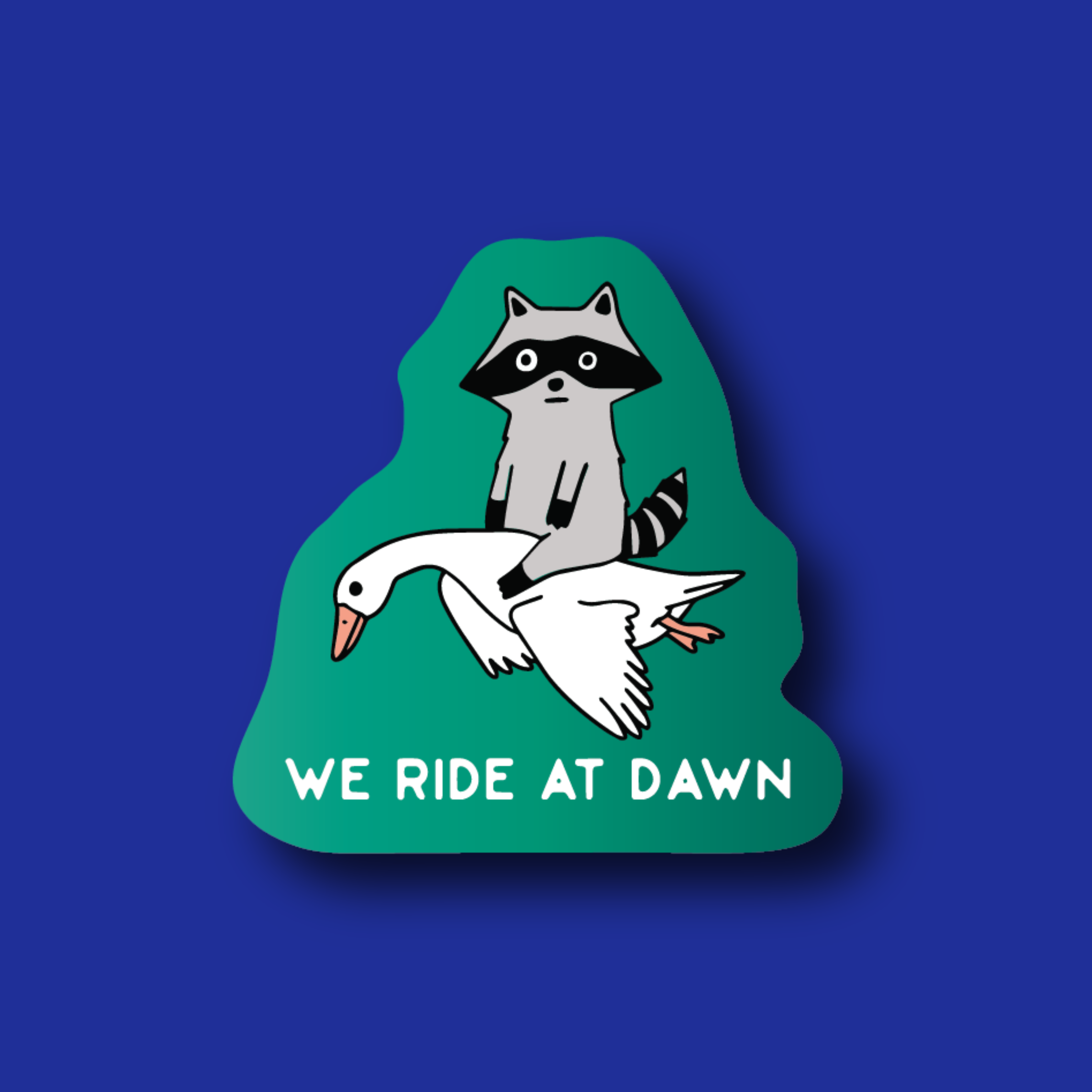 Badge Topper: We ride at dawn