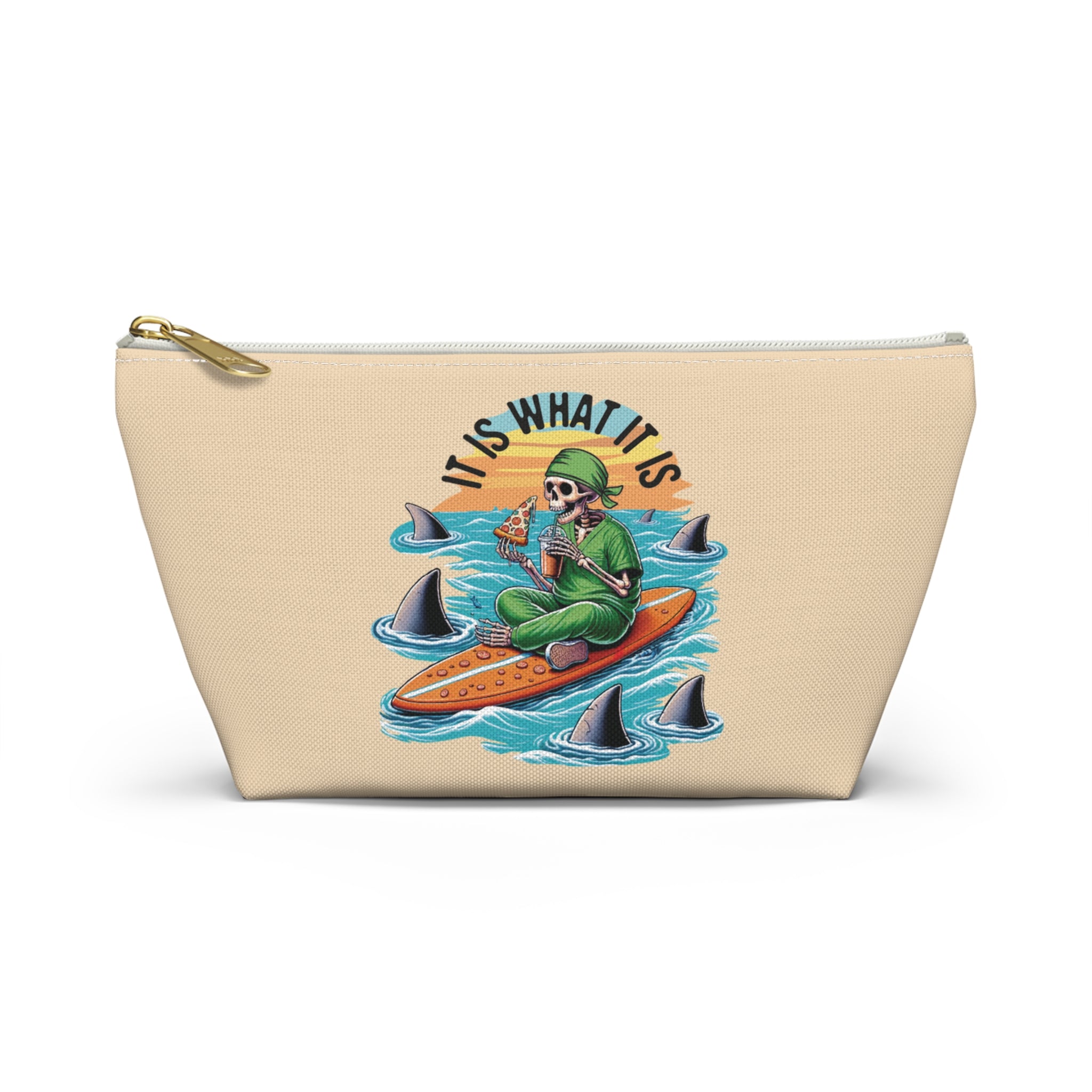 Pen Bag: It is what it is skeleton nurse