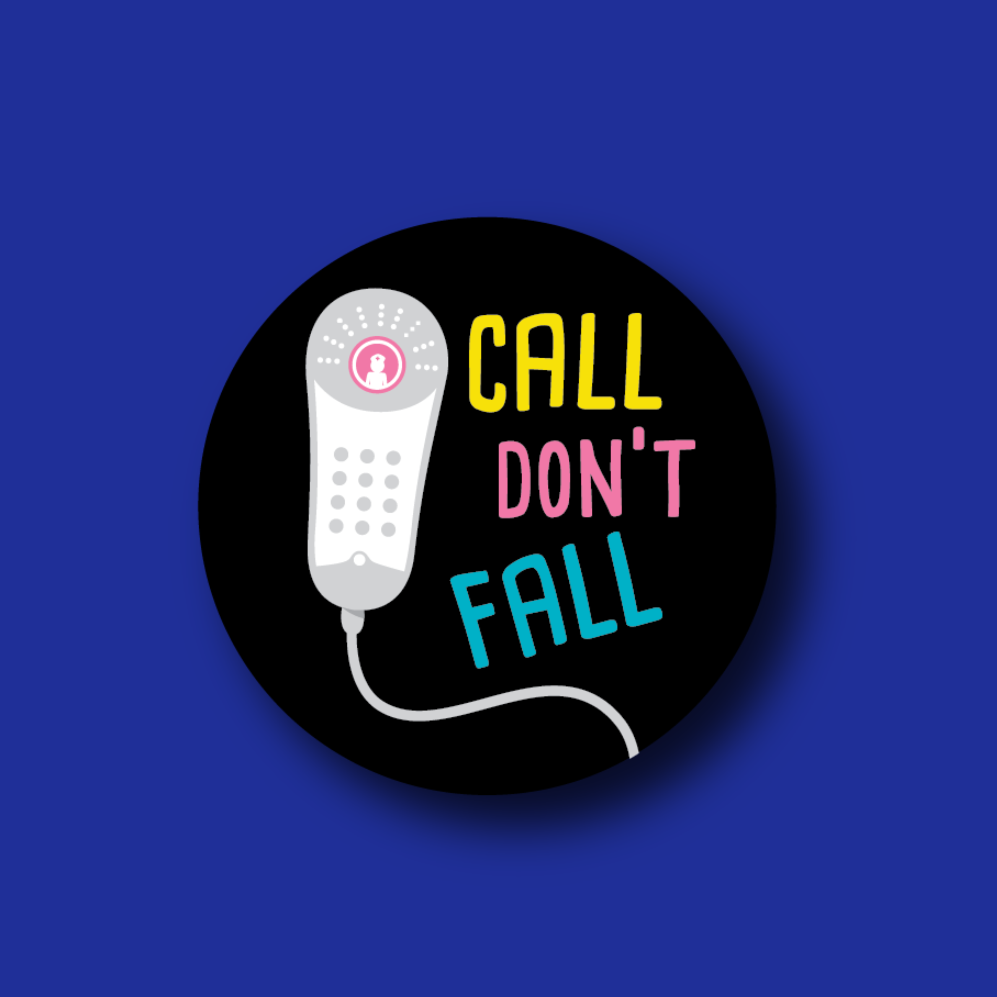 Badge Topper: Call, Don't Fall