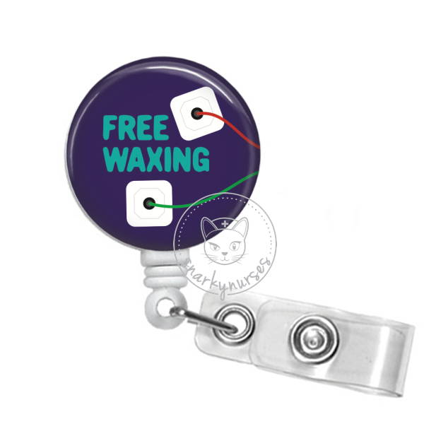 Badge Reel: Free Waxing – snarkynurses