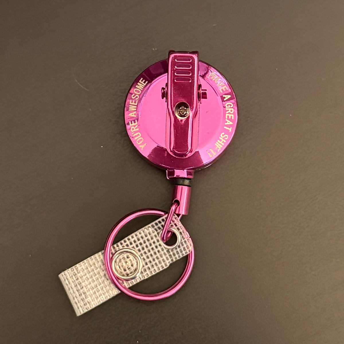 Heavy Duty Badge Reel - Rose