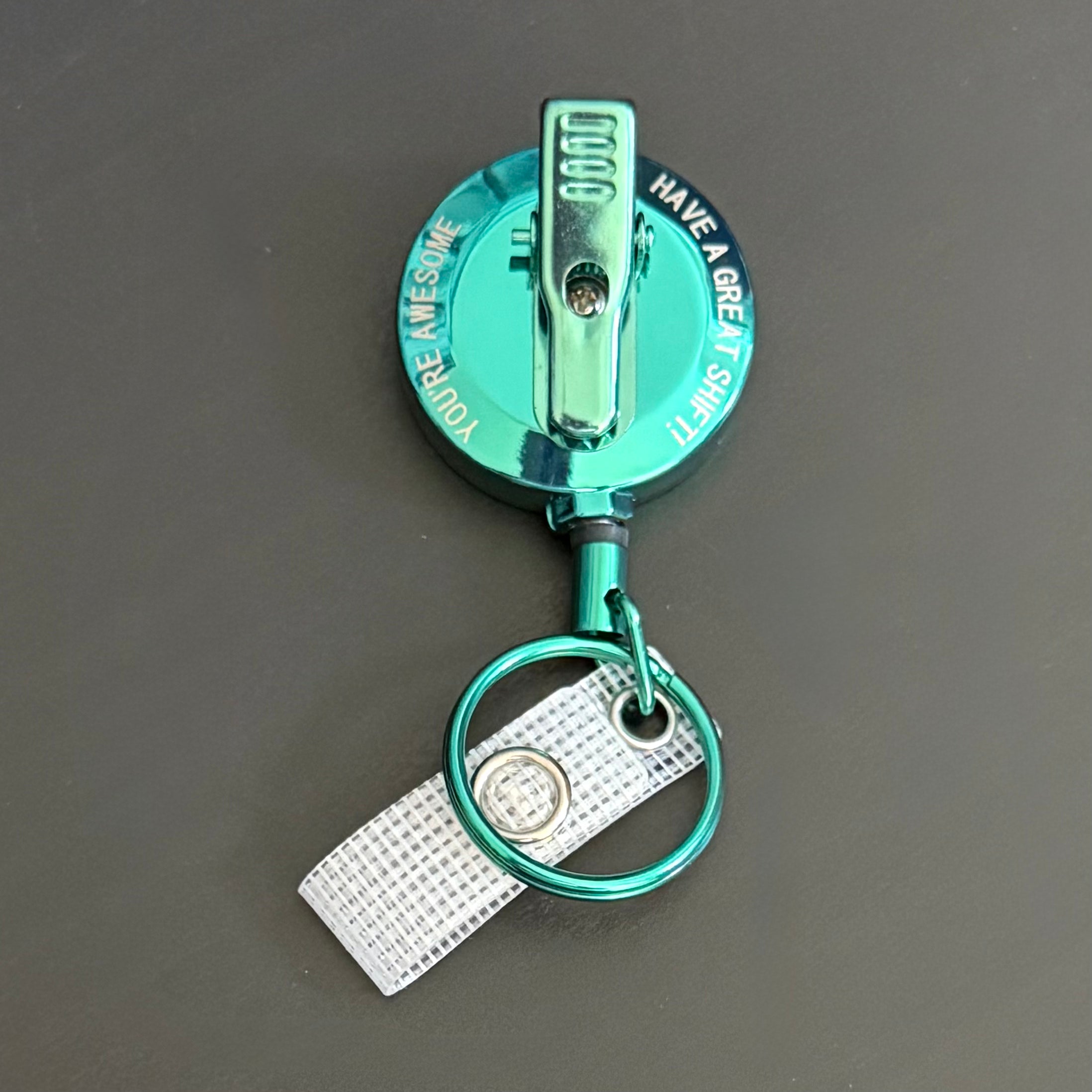 Heavy Duty Badge Reel - Teal