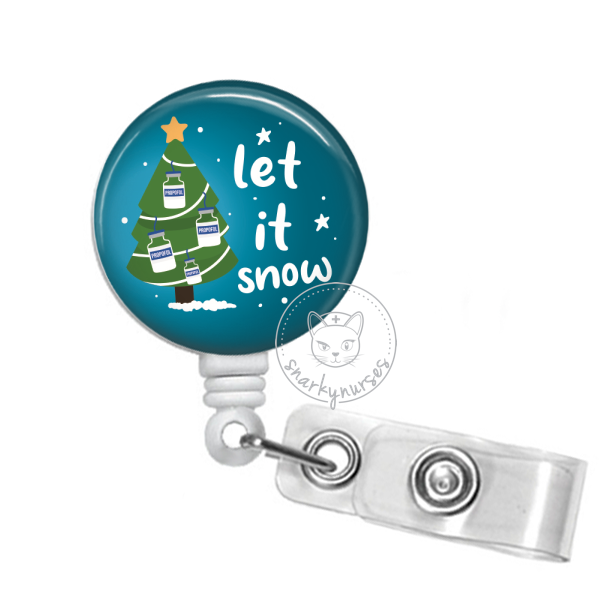Badge Reel: Let it Snow Propofol Christmas Tree