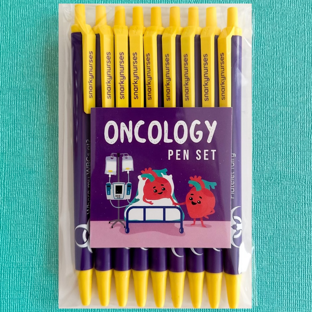 Snarky Pens: Oncology - Set of 9 Pens