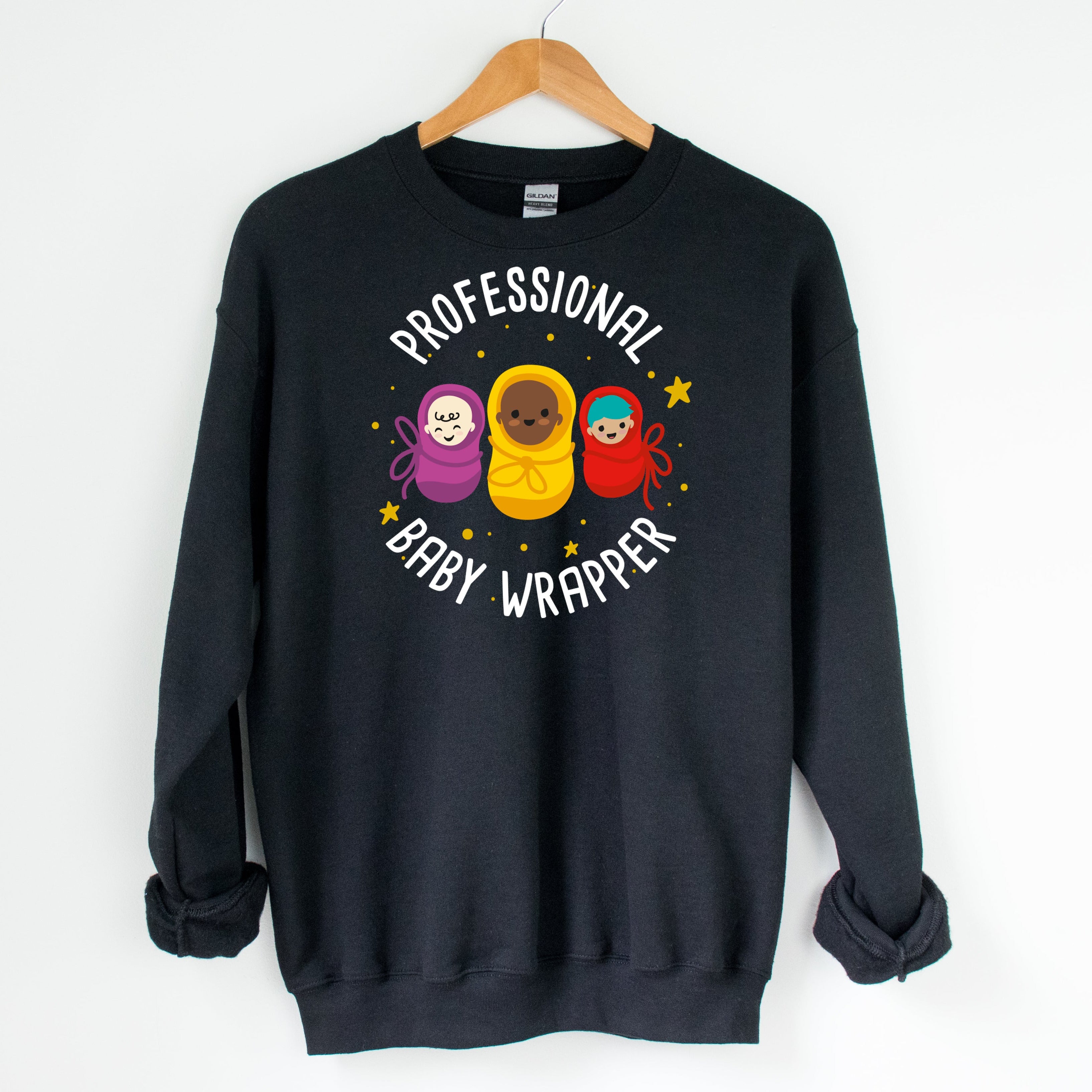 Sweatshirt: Professional Baby Wrapper