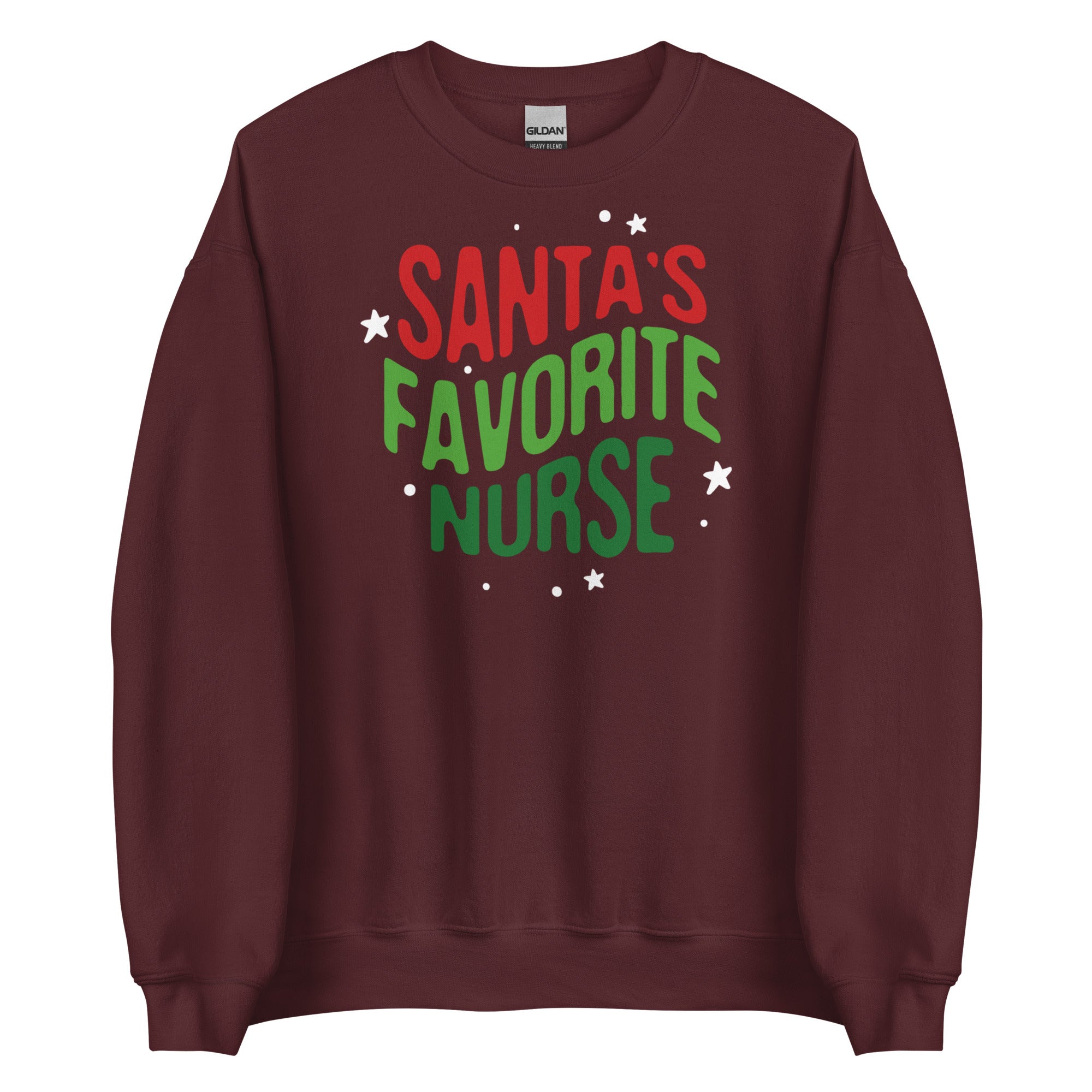 Sweatshirt: Santa's Favorite Nurse