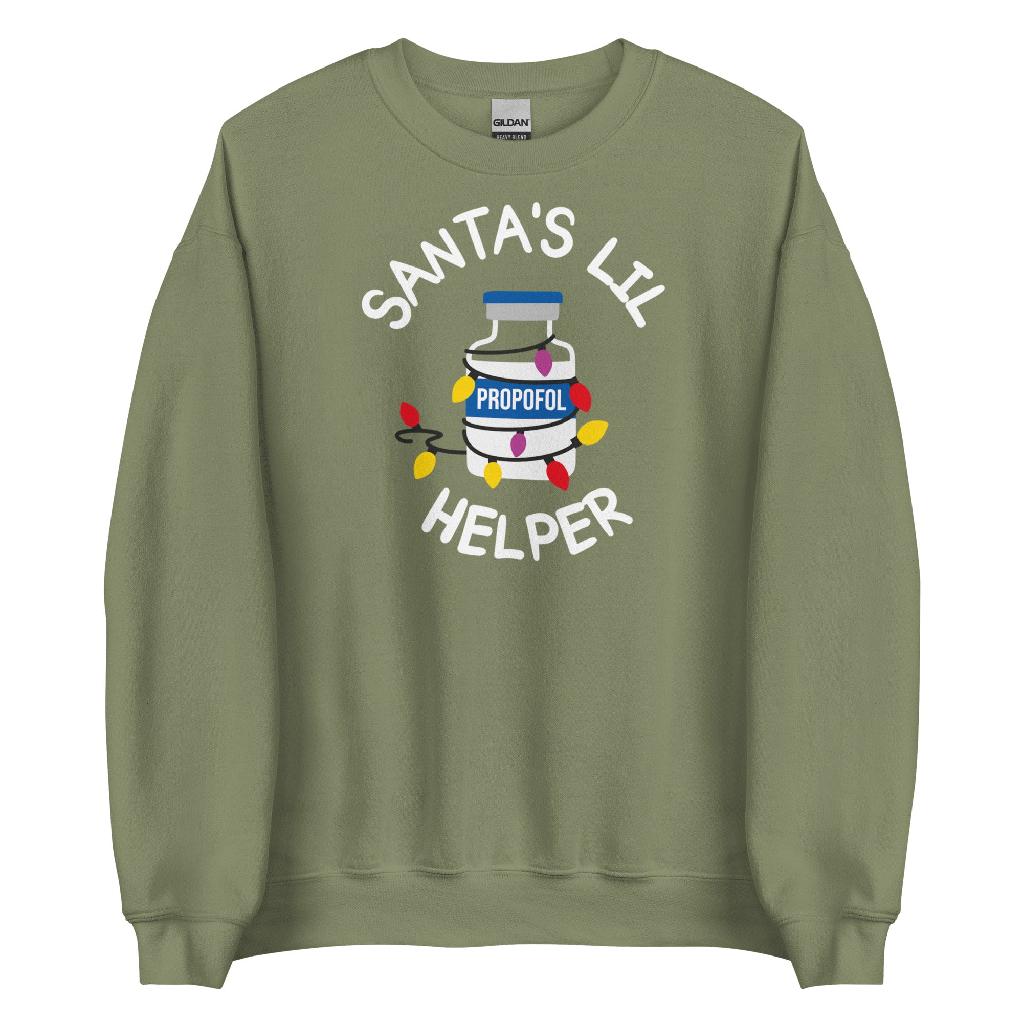Sweatshirt: Santa's lil helper
