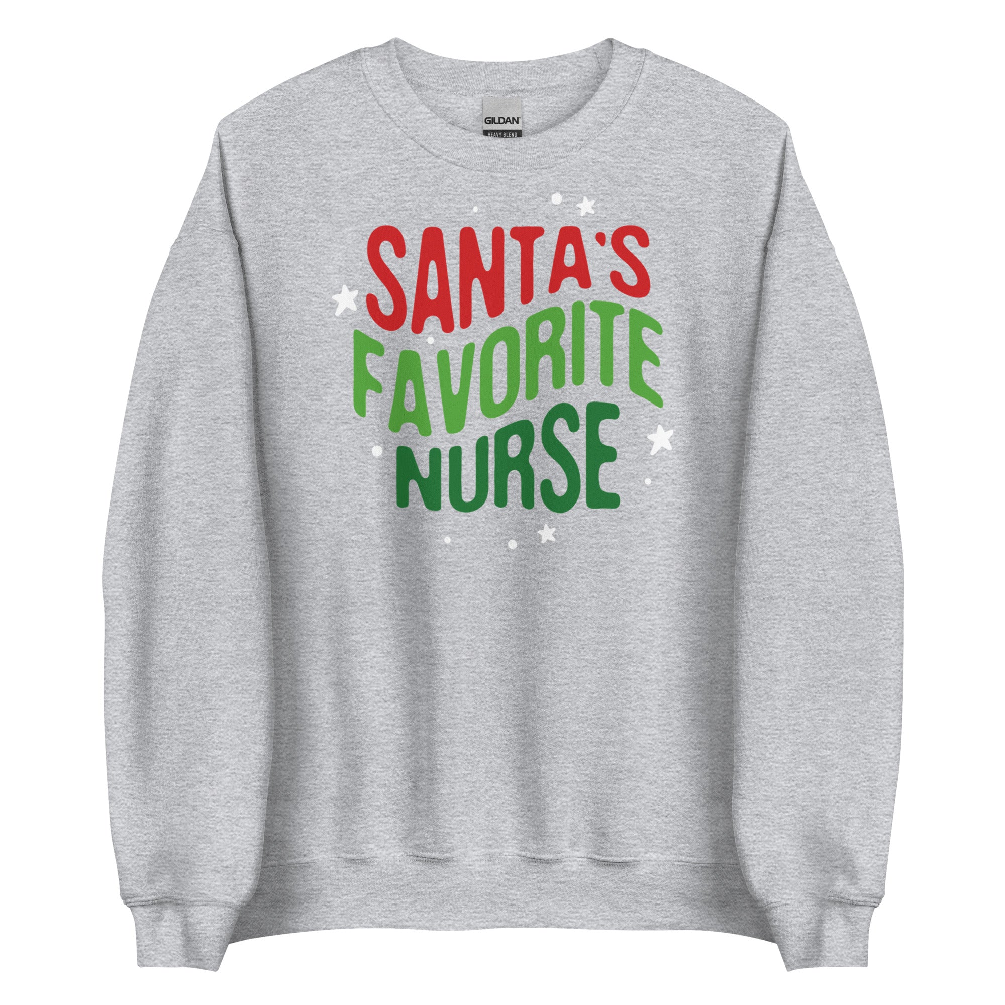 Sweatshirt: Santa's Favorite Nurse