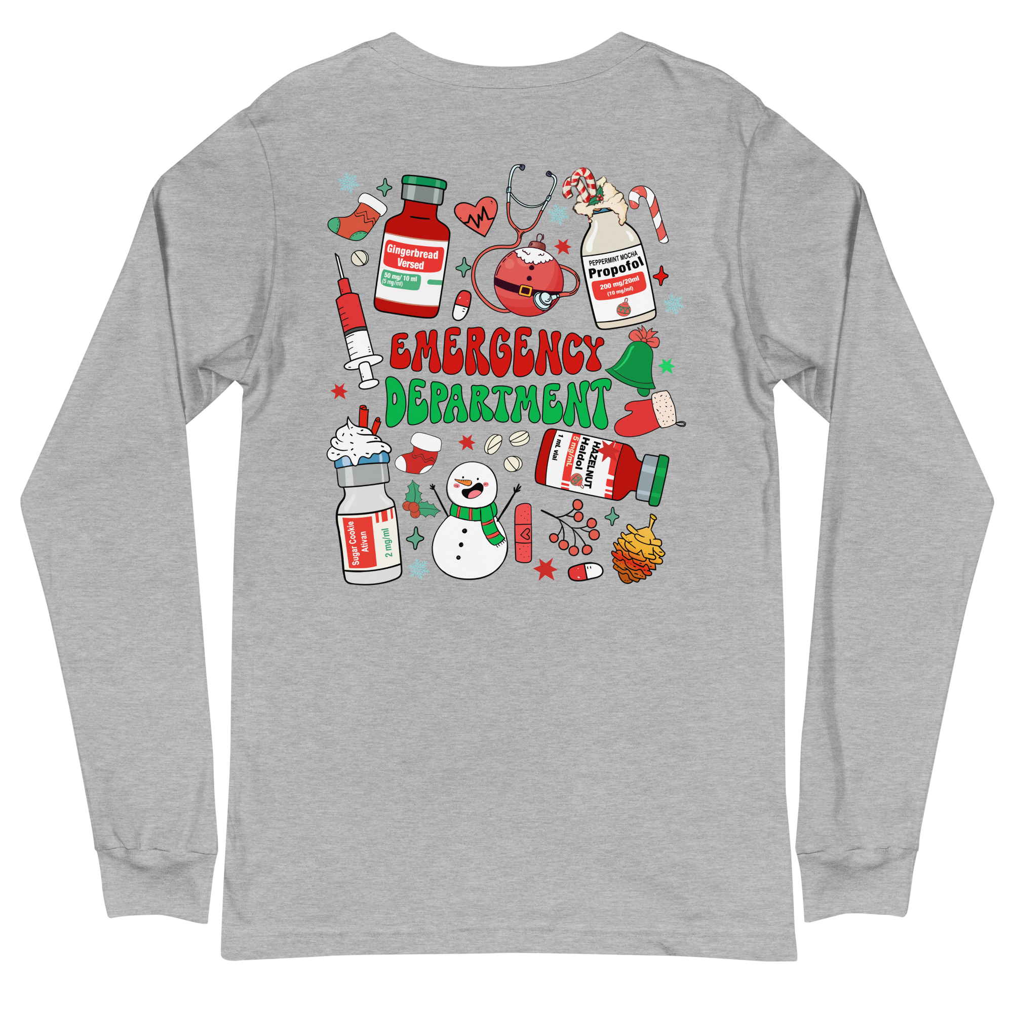 ER Christmas Crew - Long Sleeve - Front & Back Design!