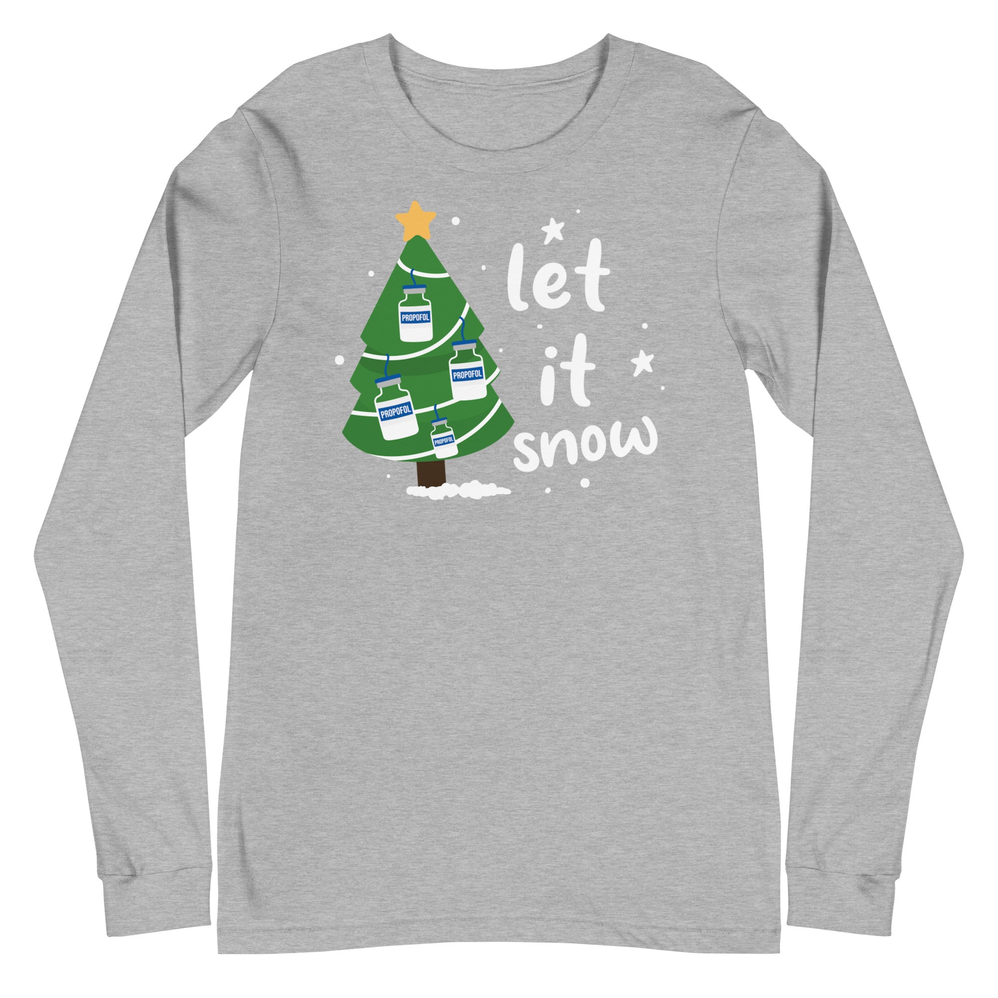 Let it Snow Propofol Christmas Tree - Long Sleeve