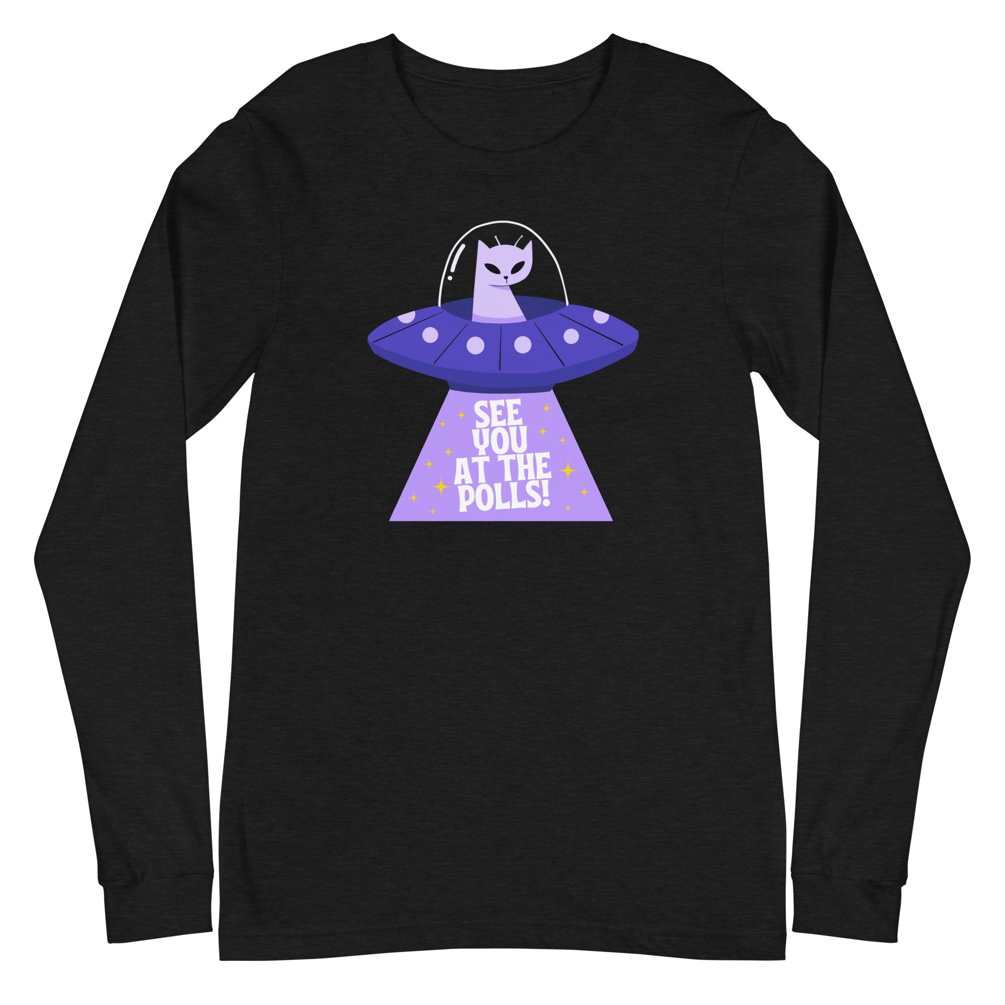 Alien Cat: See you at the polls - long sleeve