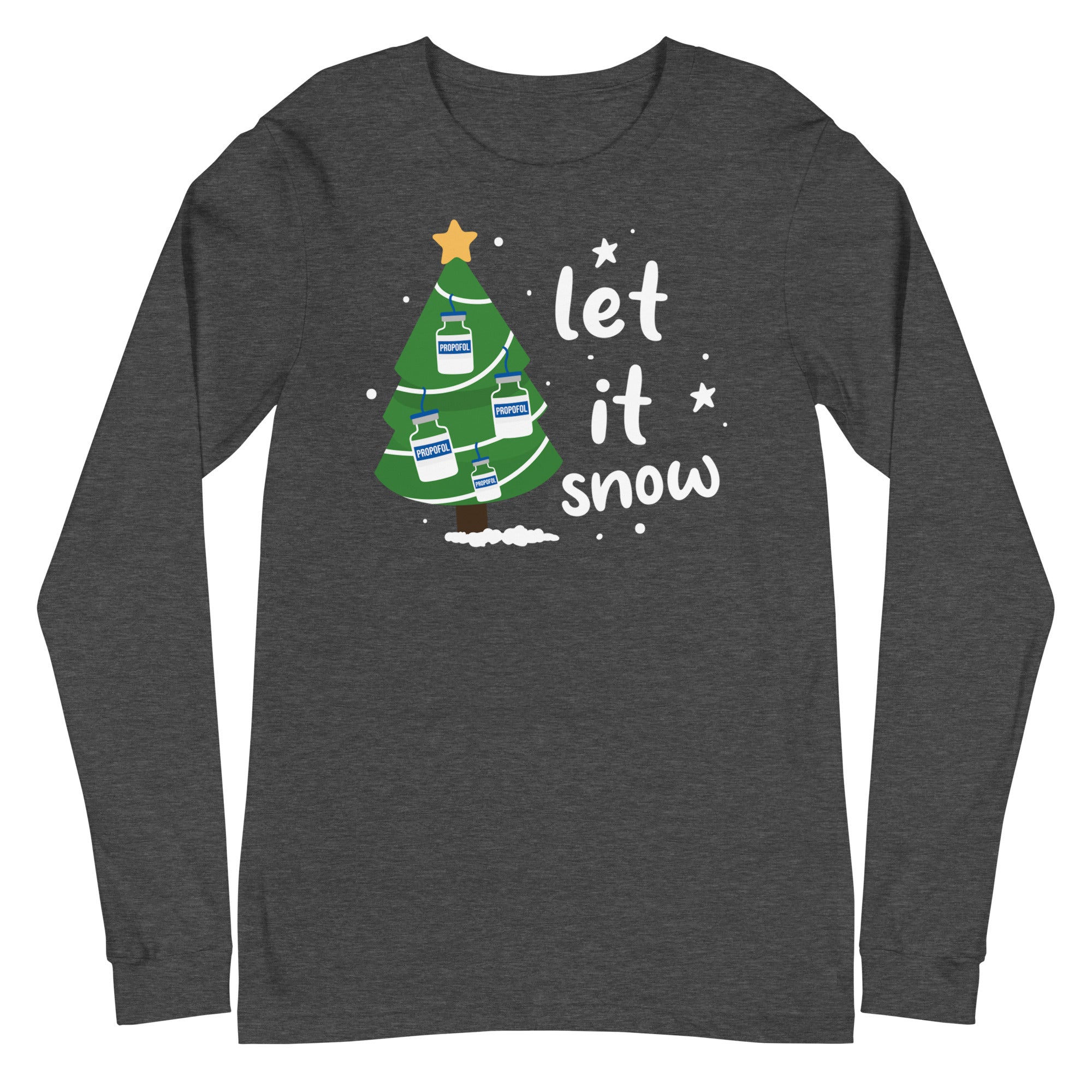 Let it Snow Propofol Christmas Tree - Long Sleeve