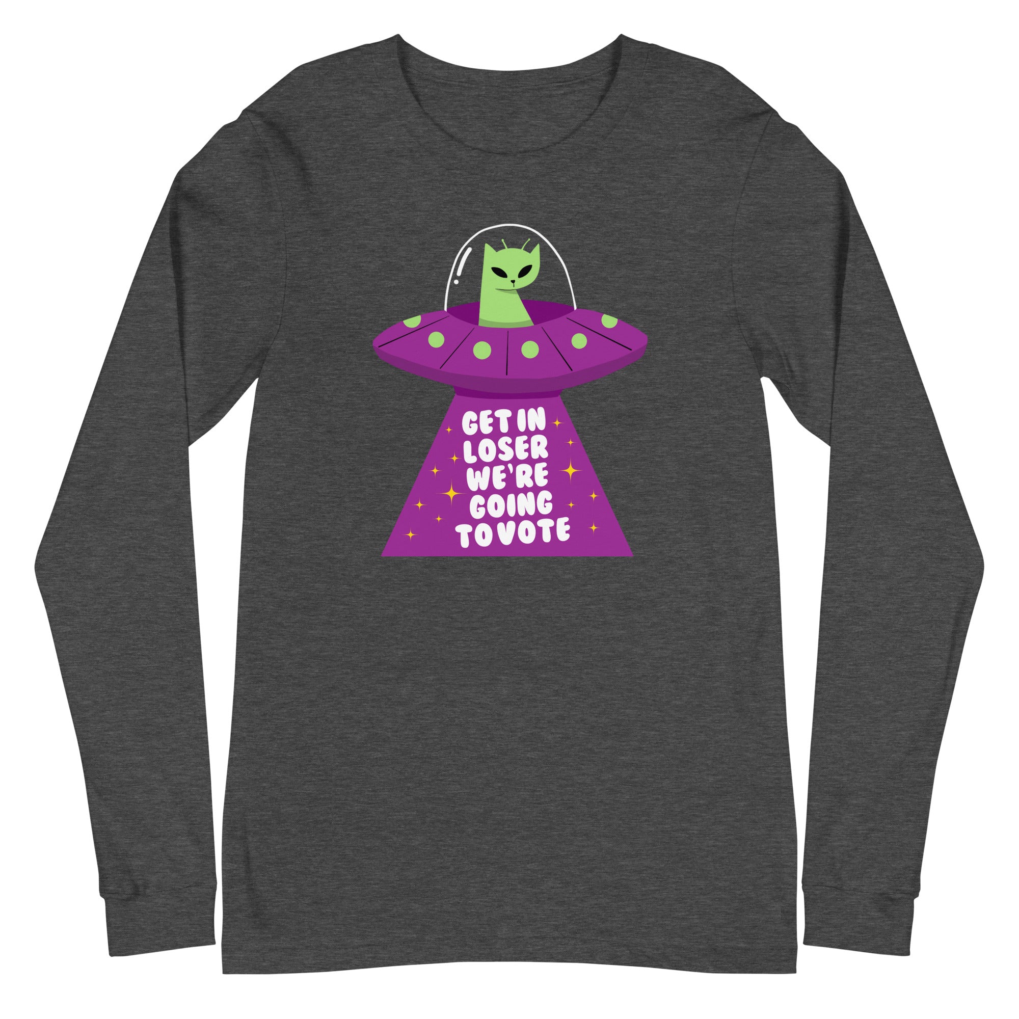 Alien Cat: We're going to vote - long sleeve