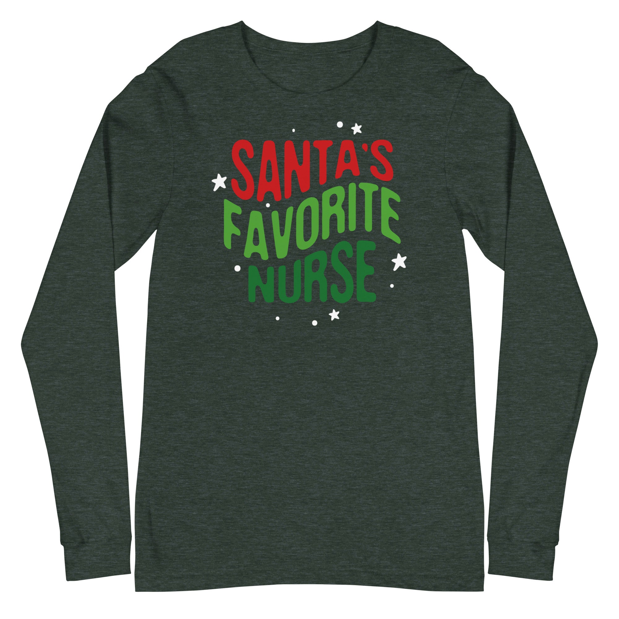 Santa's Favorite Nurse - Long Sleeve