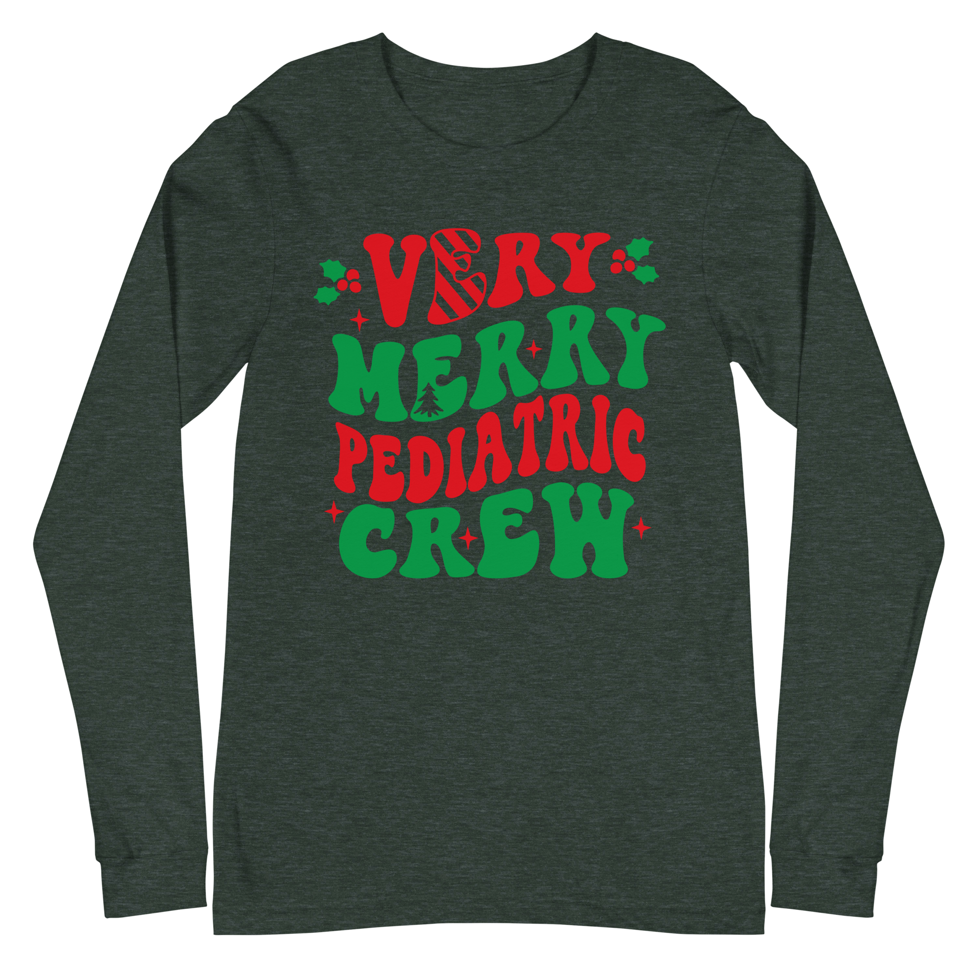 Very Merry Pediatric Crew - Long Sleeve