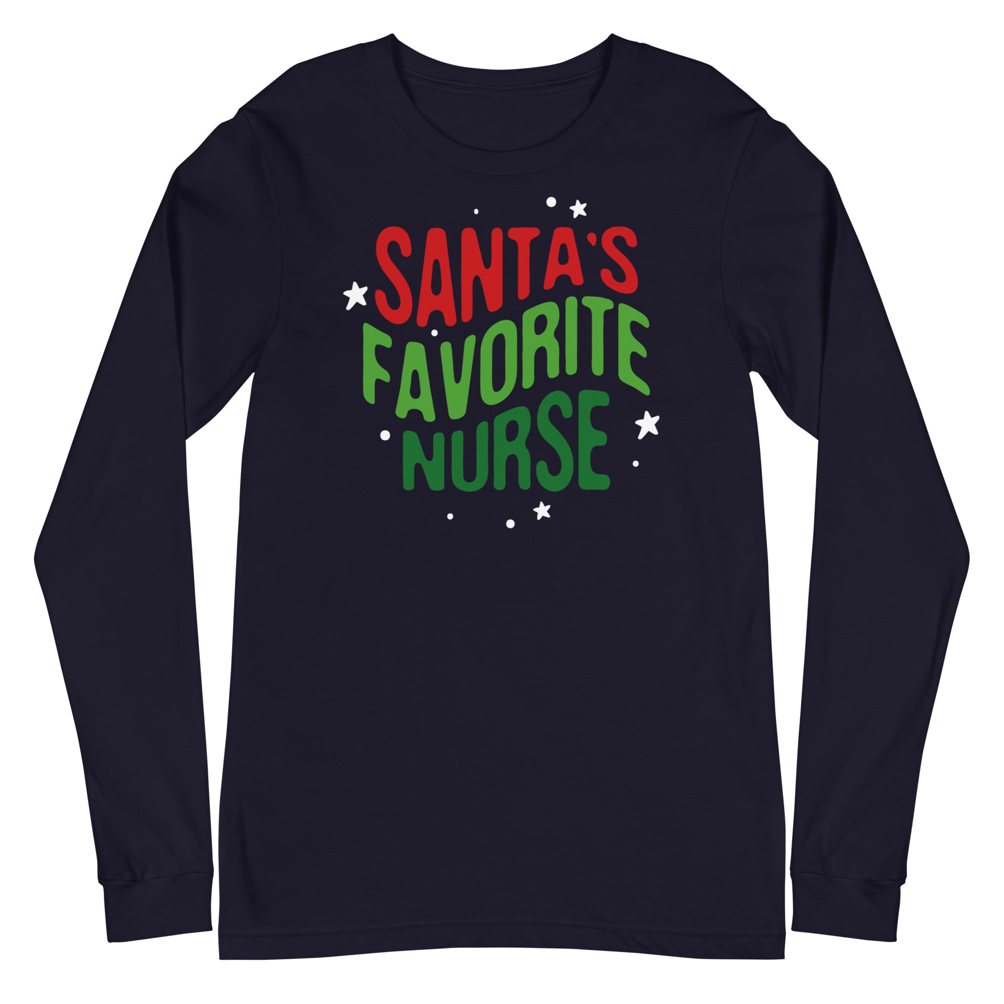 Santa's Favorite Nurse - Long Sleeve