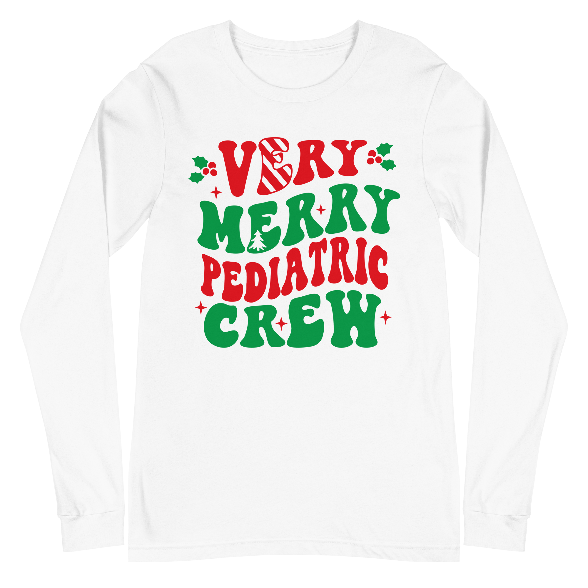 Very Merry Pediatric Crew - Long Sleeve