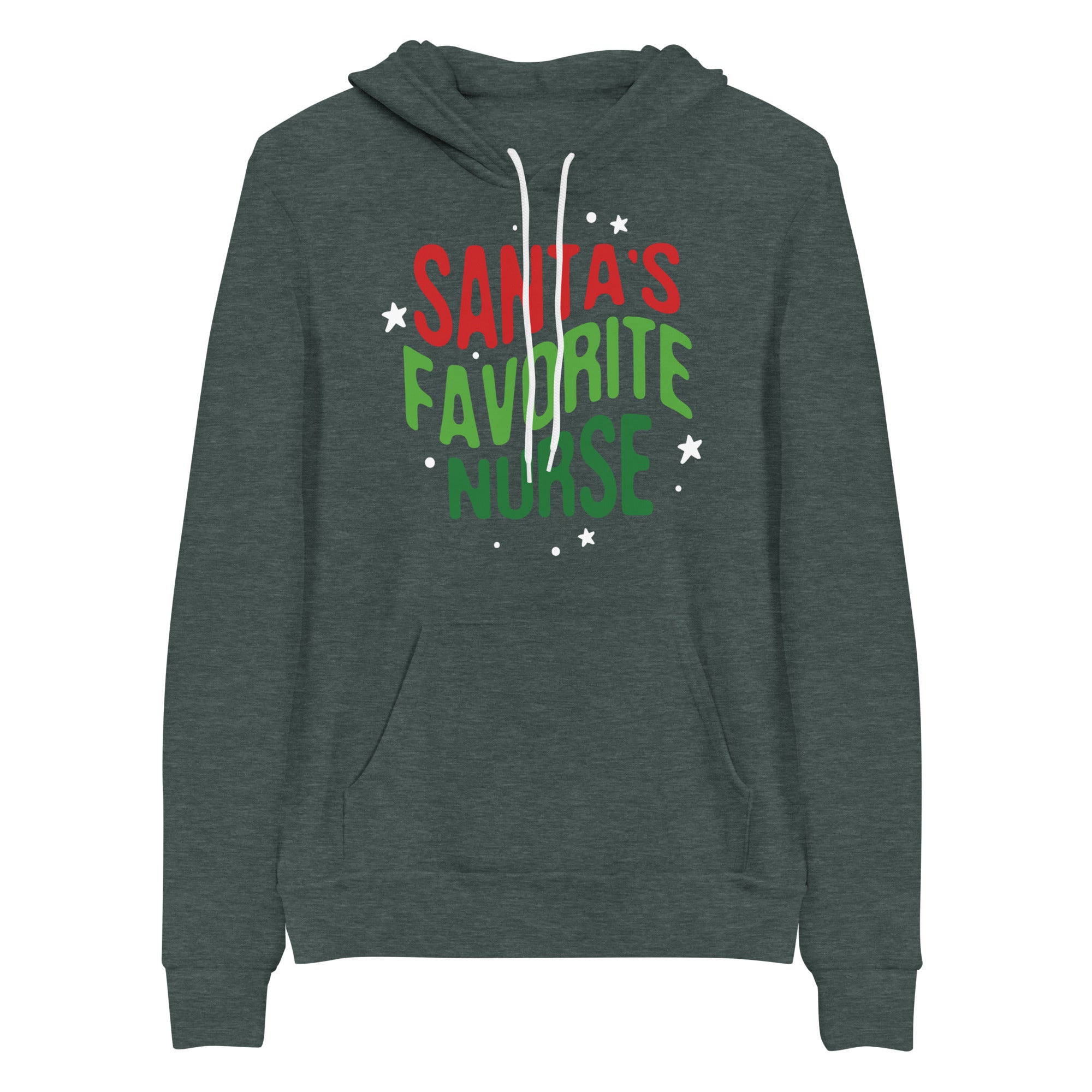 Hoodie: Santa's favorite nurse
