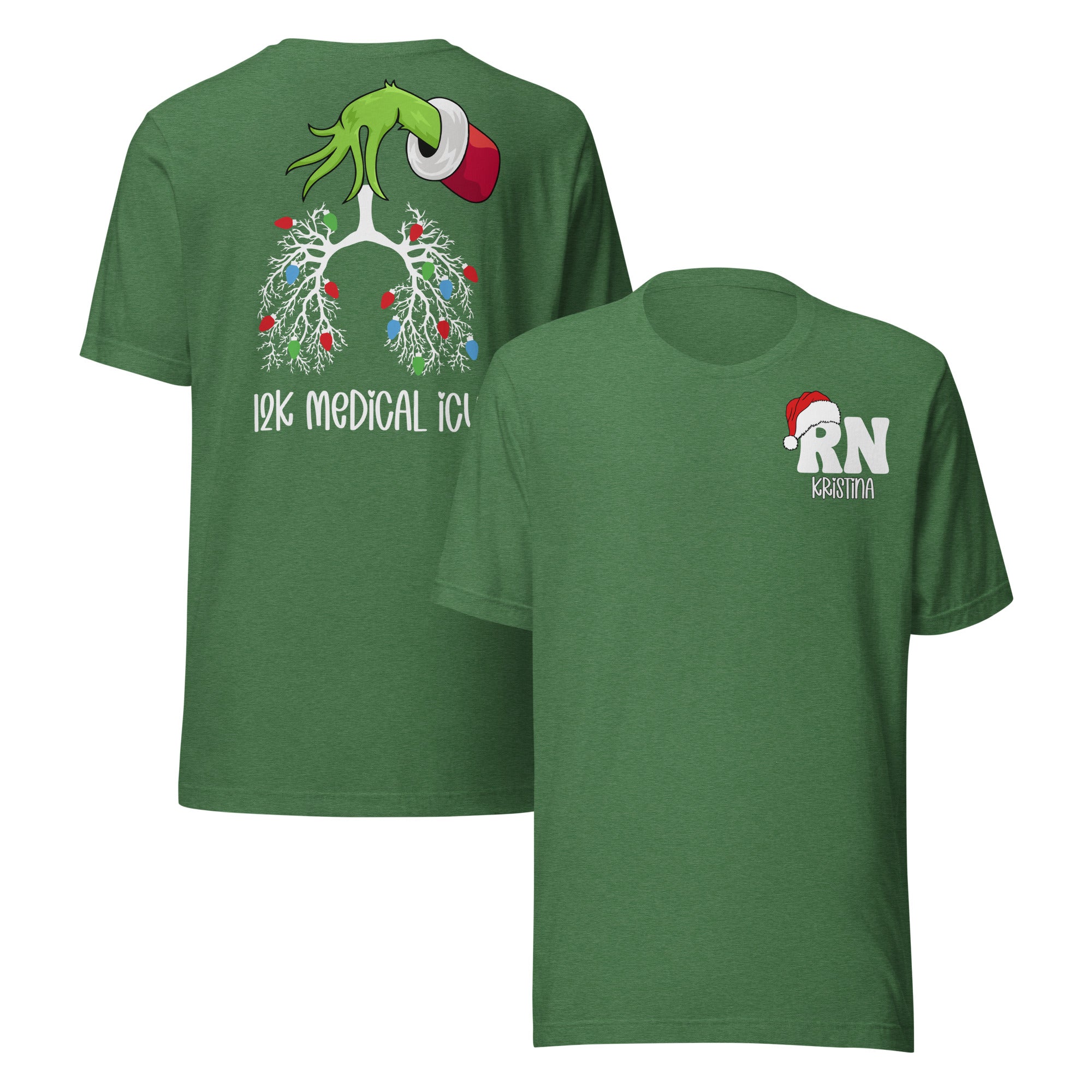 Thoracic Grinch Custom Unit Nurse Shirts