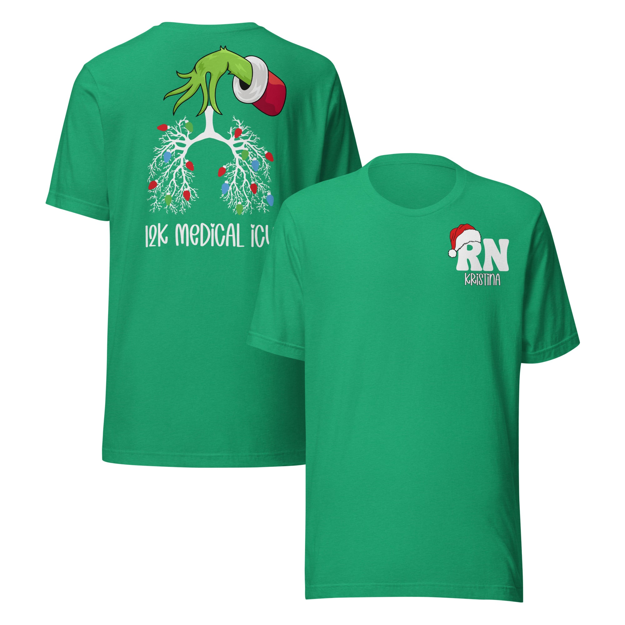 Thoracic Grinch Custom Unit Nurse Shirts