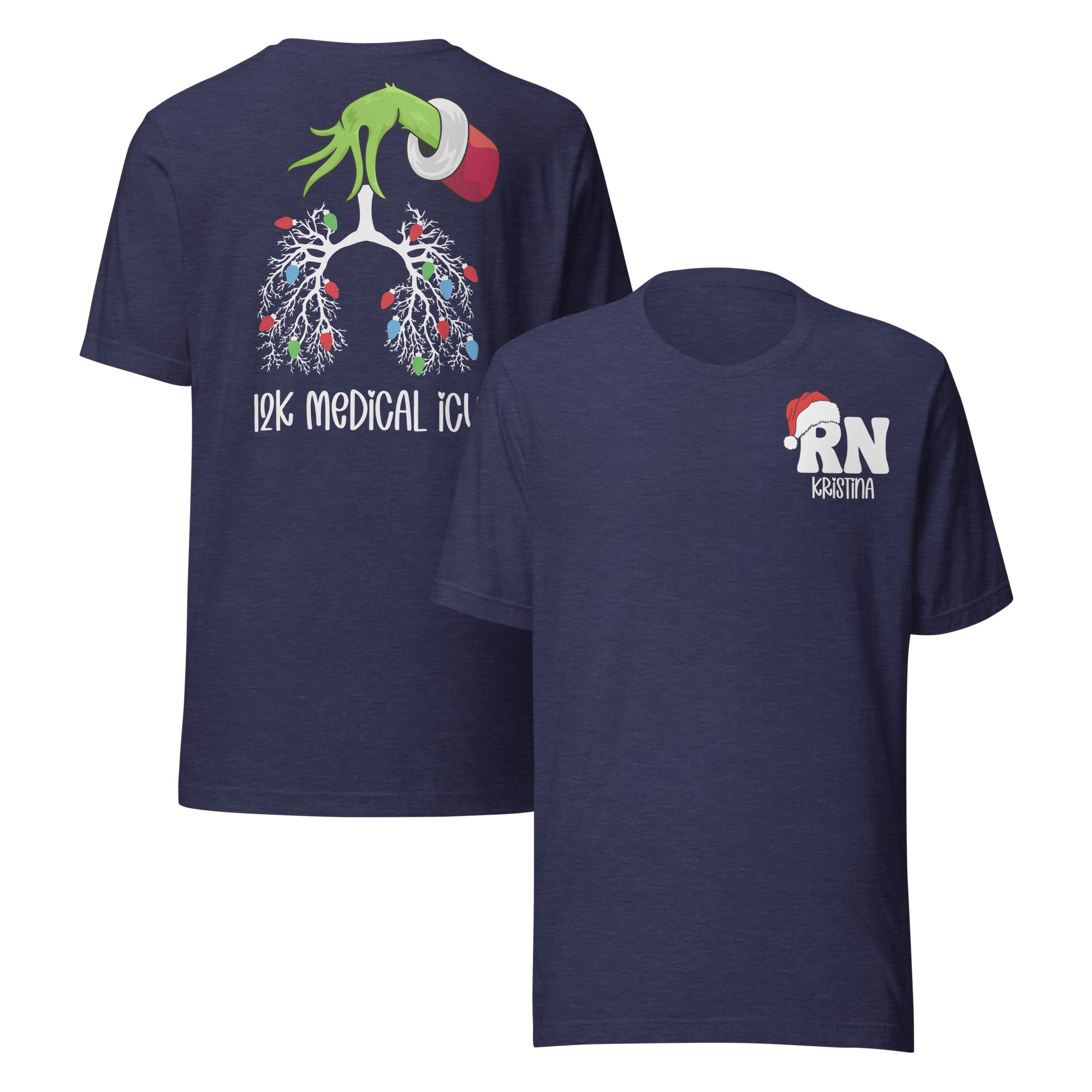 Thoracic Grinch Custom Unit Nurse Shirts