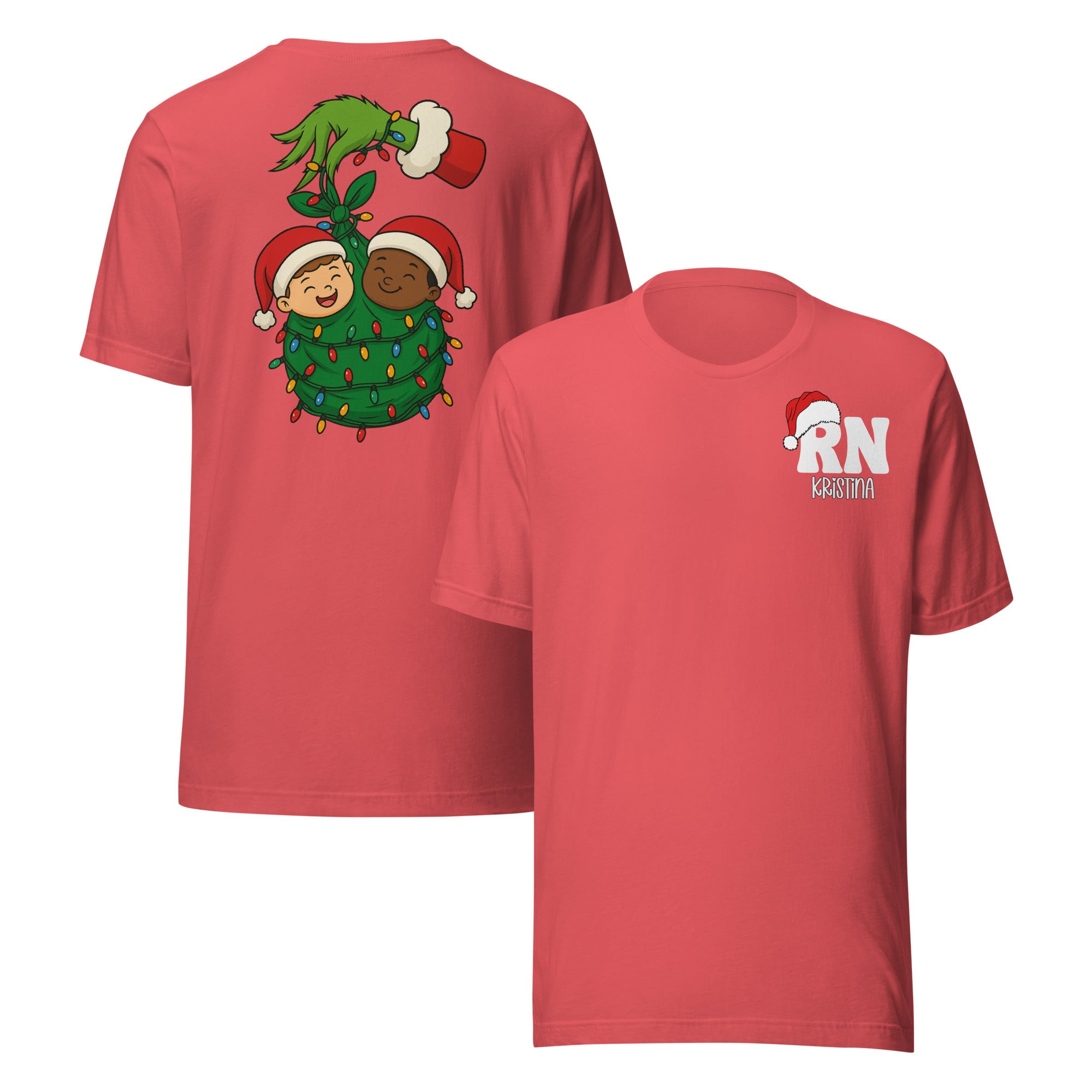 Grinch Christmas Babies Custom Holiday Nurse Shirt