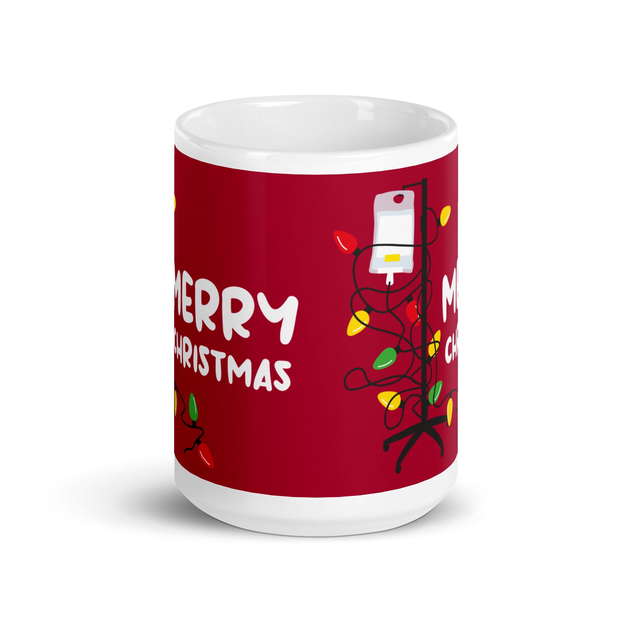Mug: Merry Christmas Tangled Lines
