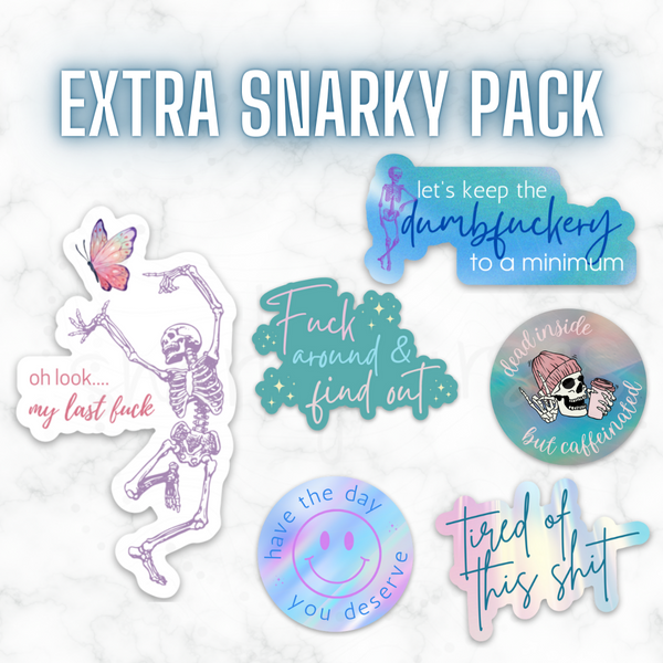Extra Snarky Sticker Pack