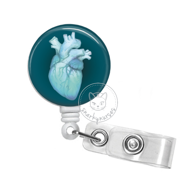 Badge Reel: Blue Heart – snarkynurses