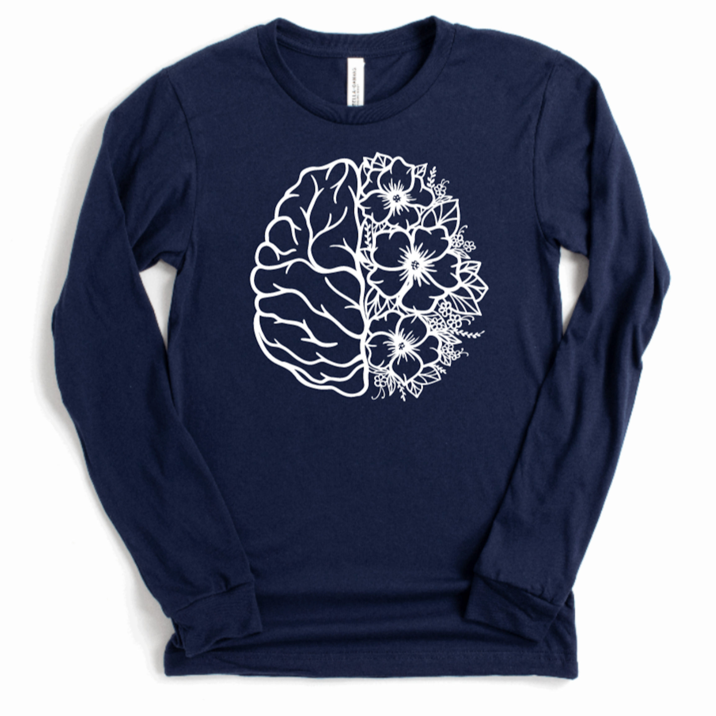 Floral Brain - Long Sleeve