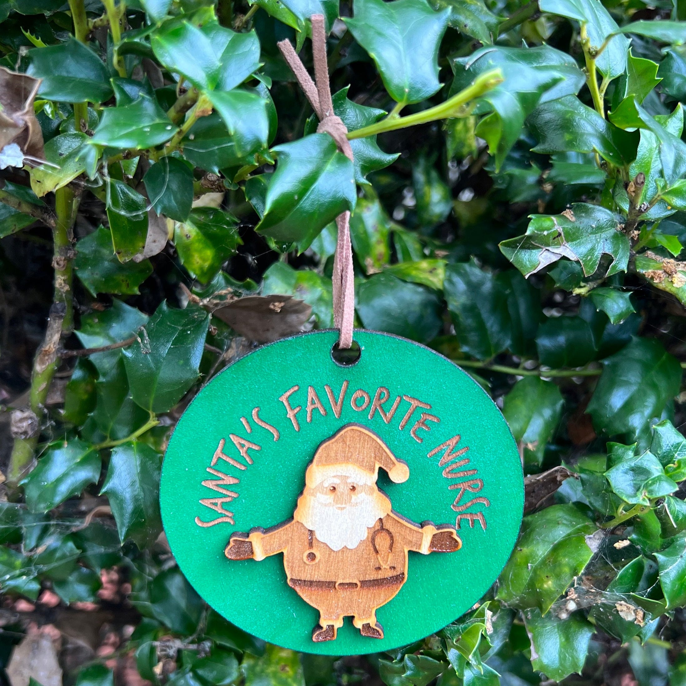 Ornament: Santa's Favorite Nurse