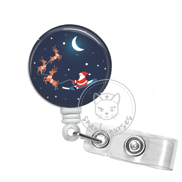Badge Reel: Santa Sleigh