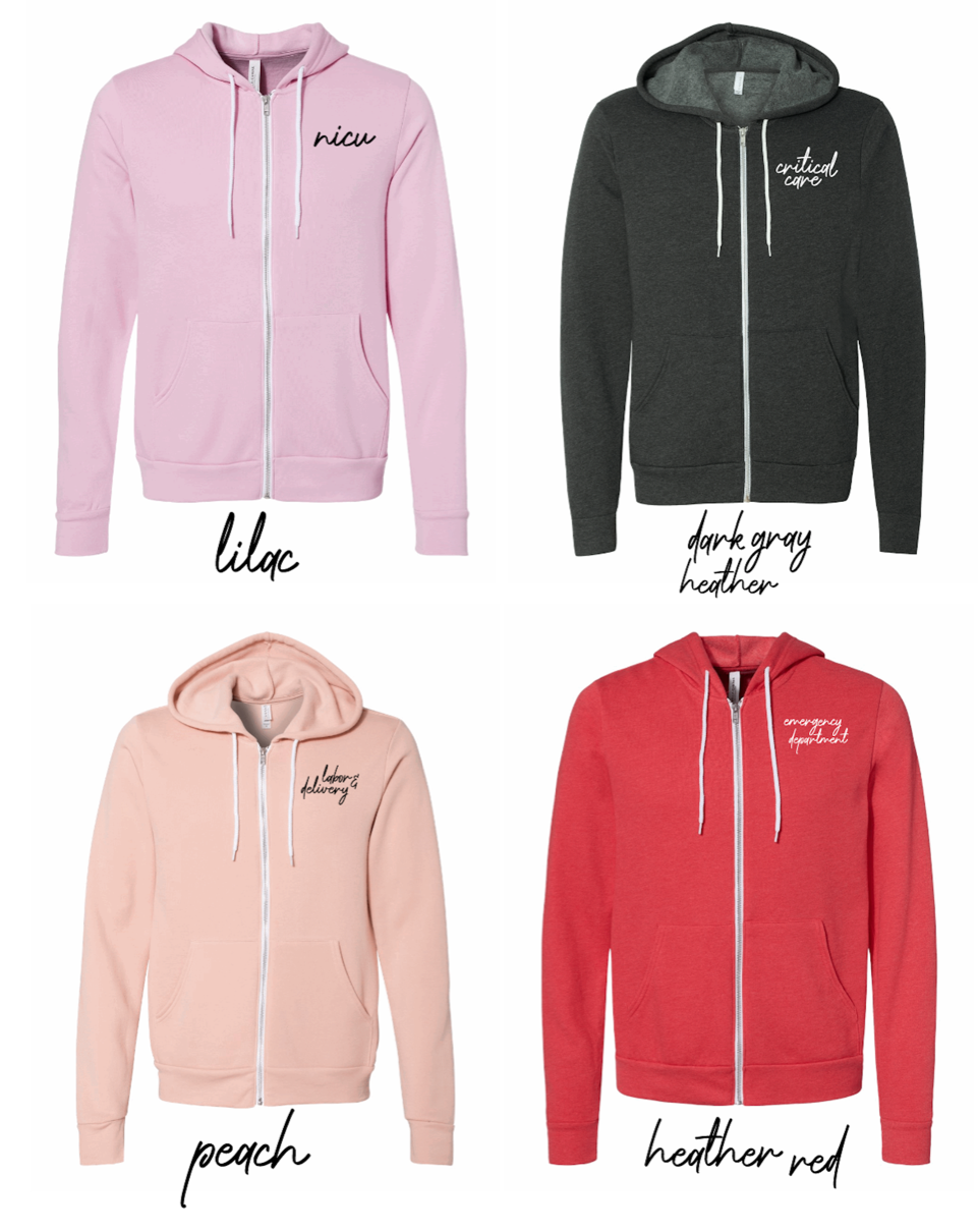 Full-Zip Hoodie: Your Specialty!