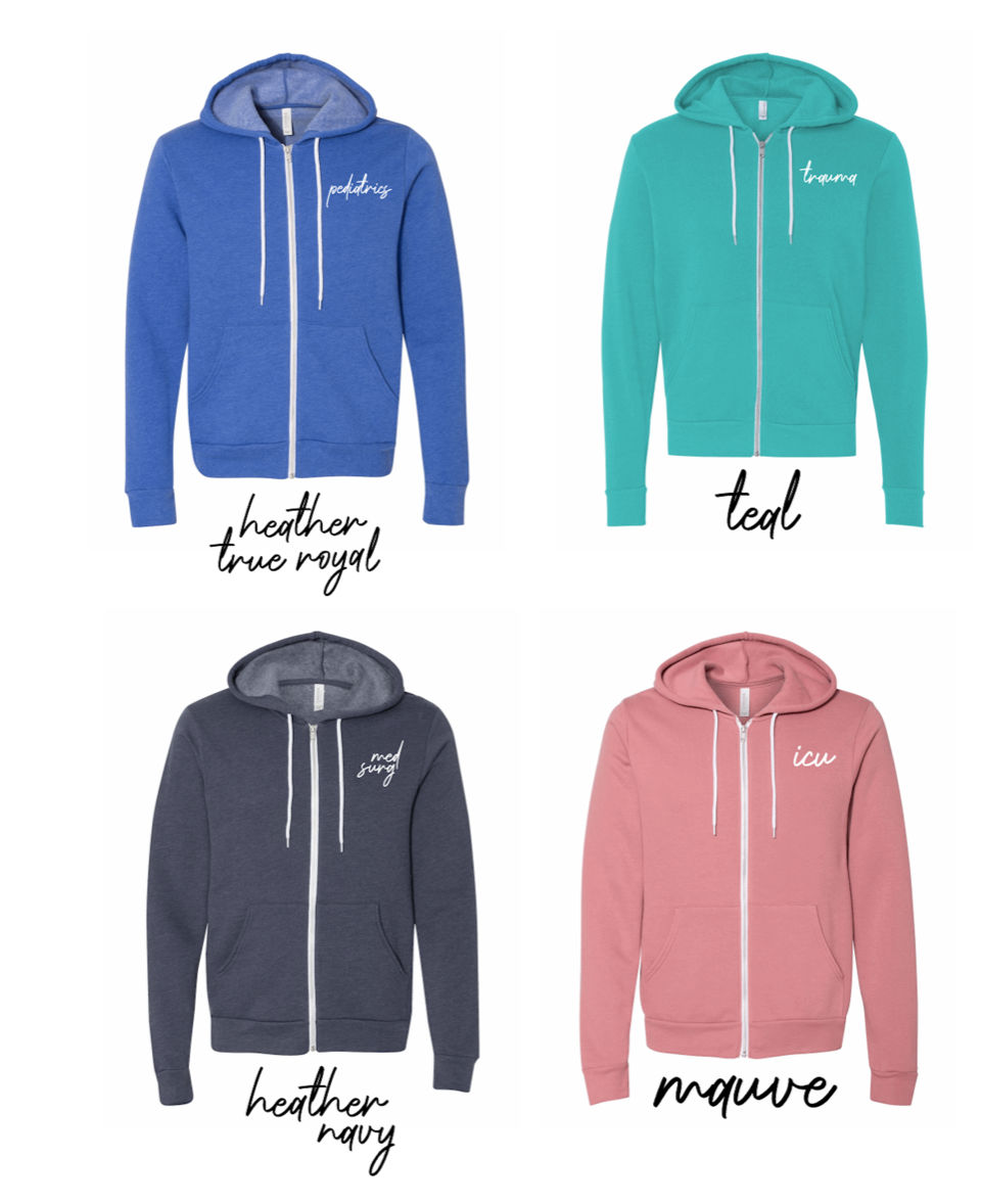 Full-Zip Hoodie: Your Specialty!