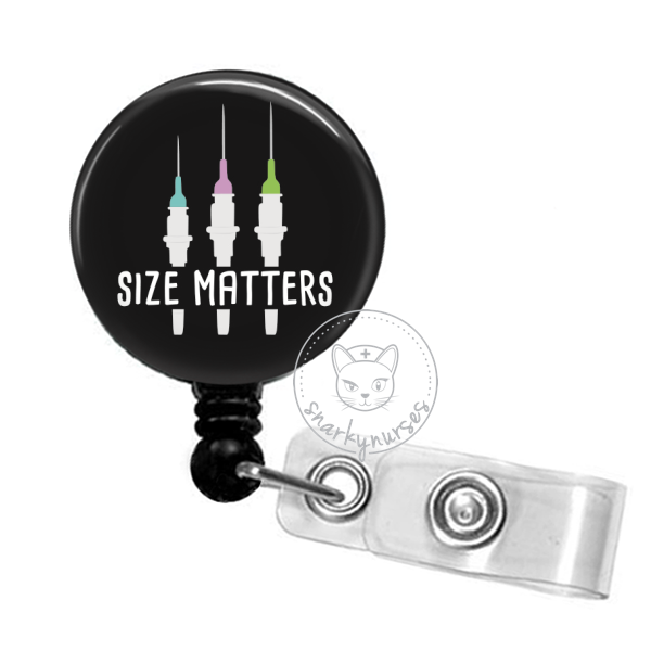 Mirrored Badge Reel: Circle - Personalize! – snarkynurses