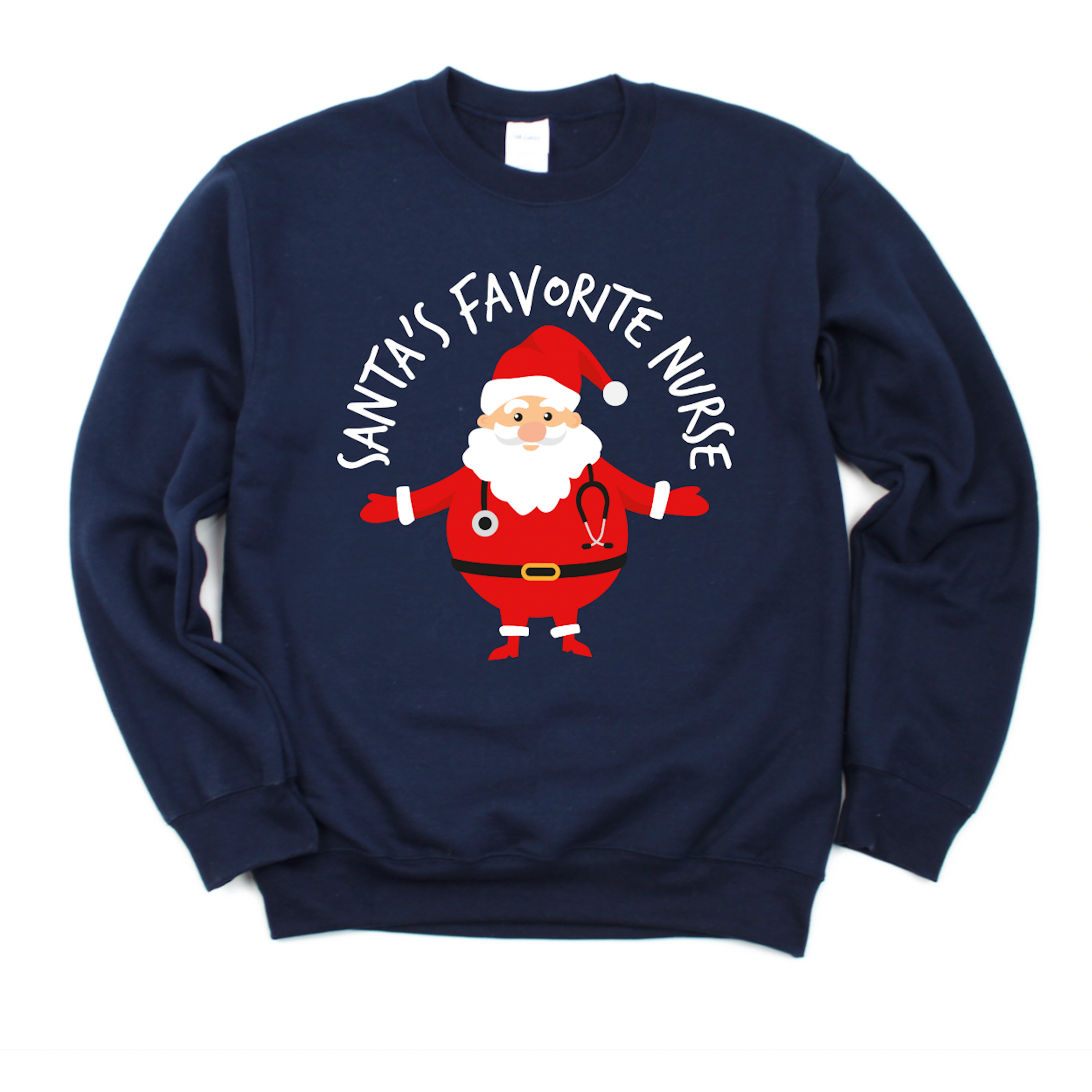 Sweatshirt: Santa's Favorite Nurse - SN