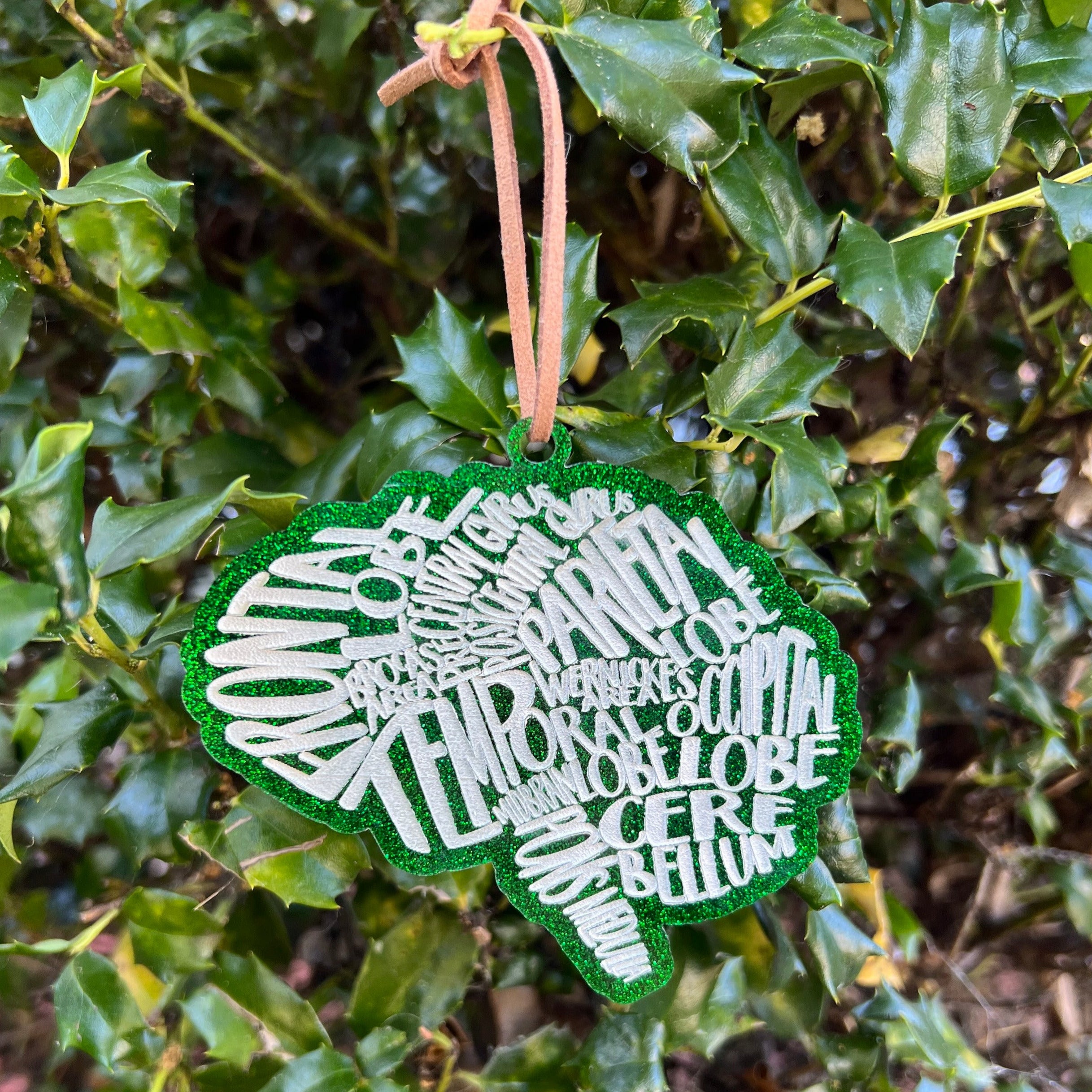 Ornament: Anatomical Organs - Glitter Acrylic Engraved