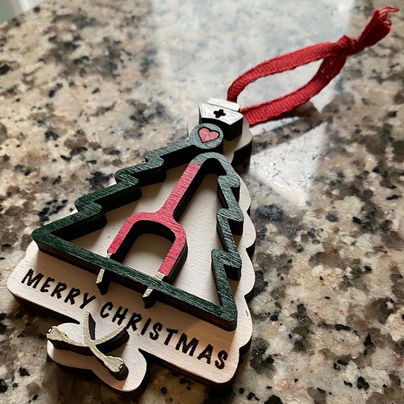 Ornament: Stethoscope Tree